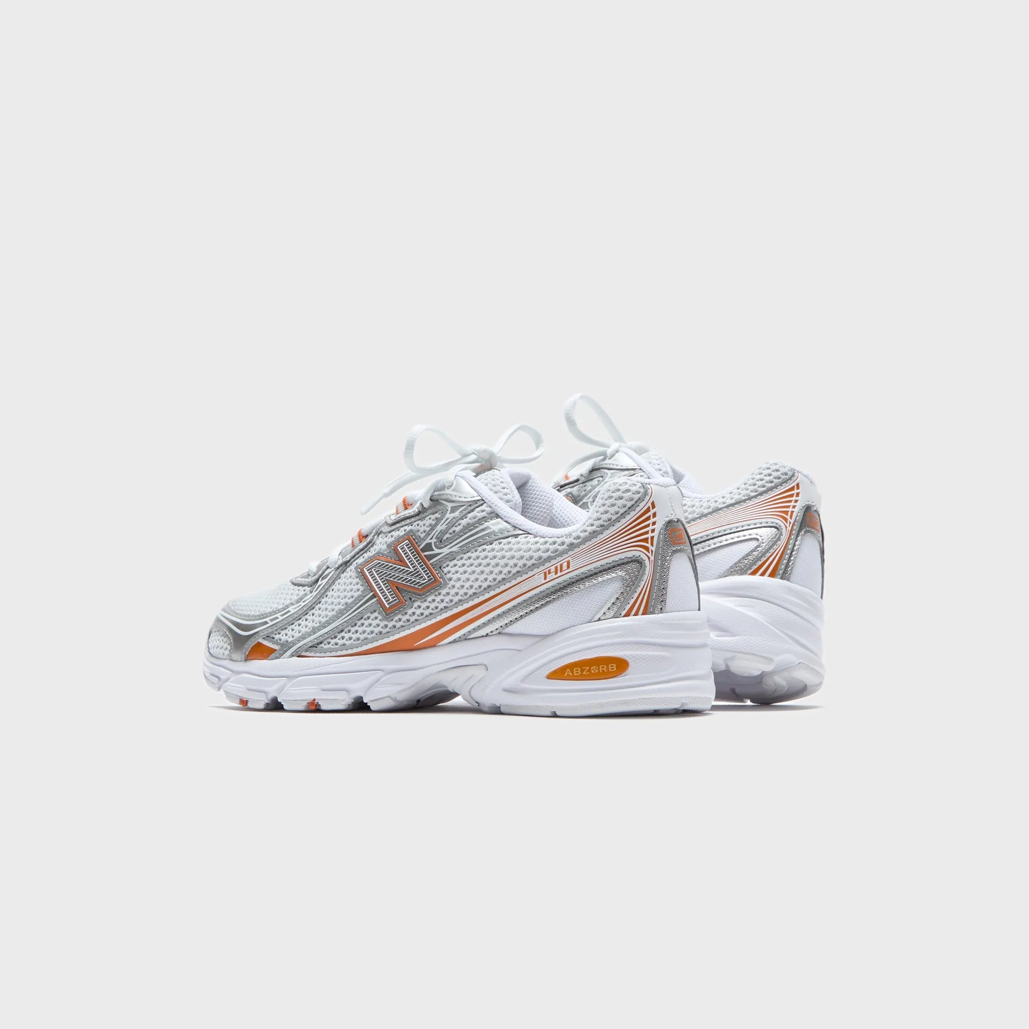 New Balance 740 - White / Classic Orange Father's Day Sale