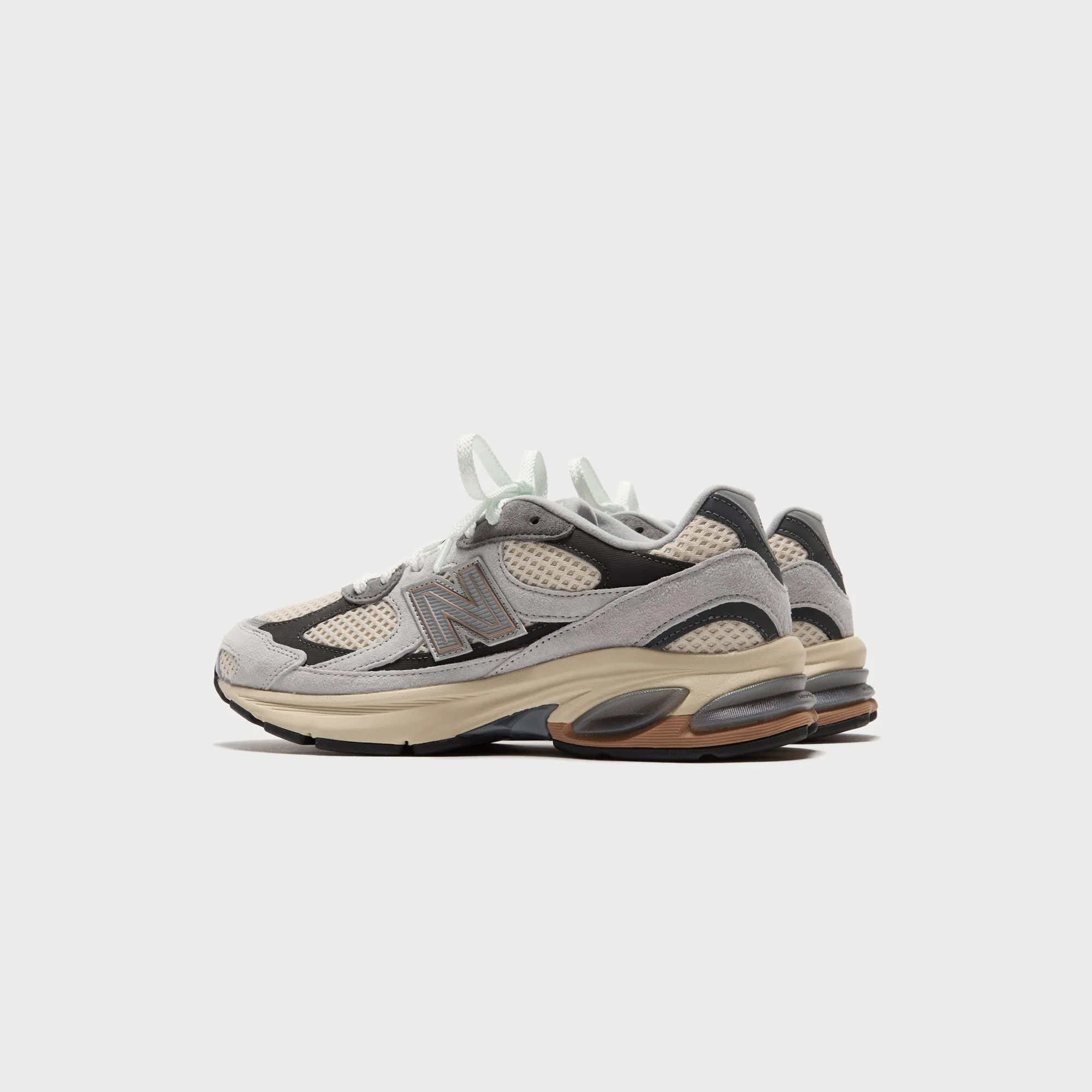 New Balance Abzorb 2010  - Brighton Grey / Linen Synthetic Straps Foot Leatherette