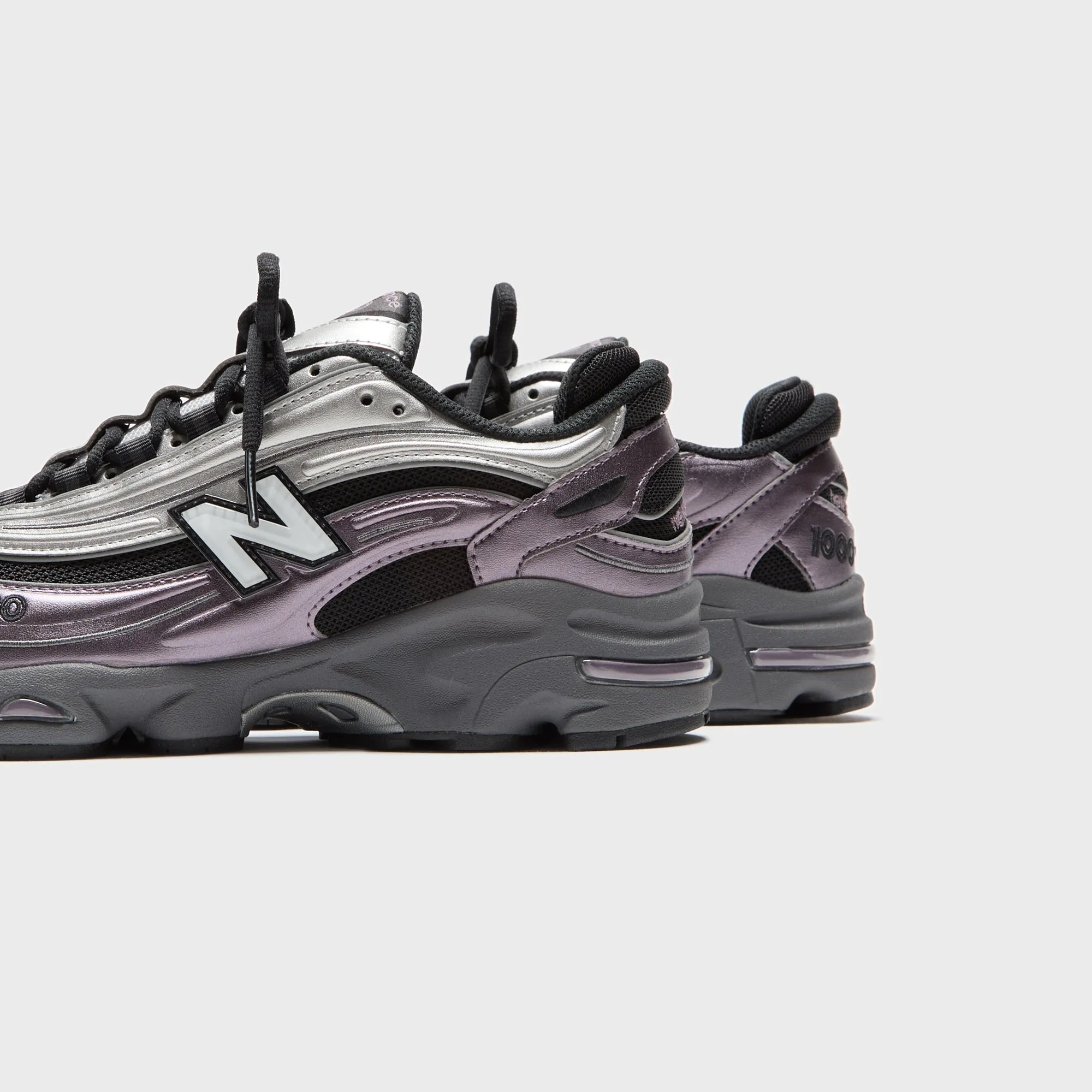 New Balance M1000 - Metallic Silver / Dark Ice Wine / Black All-Day