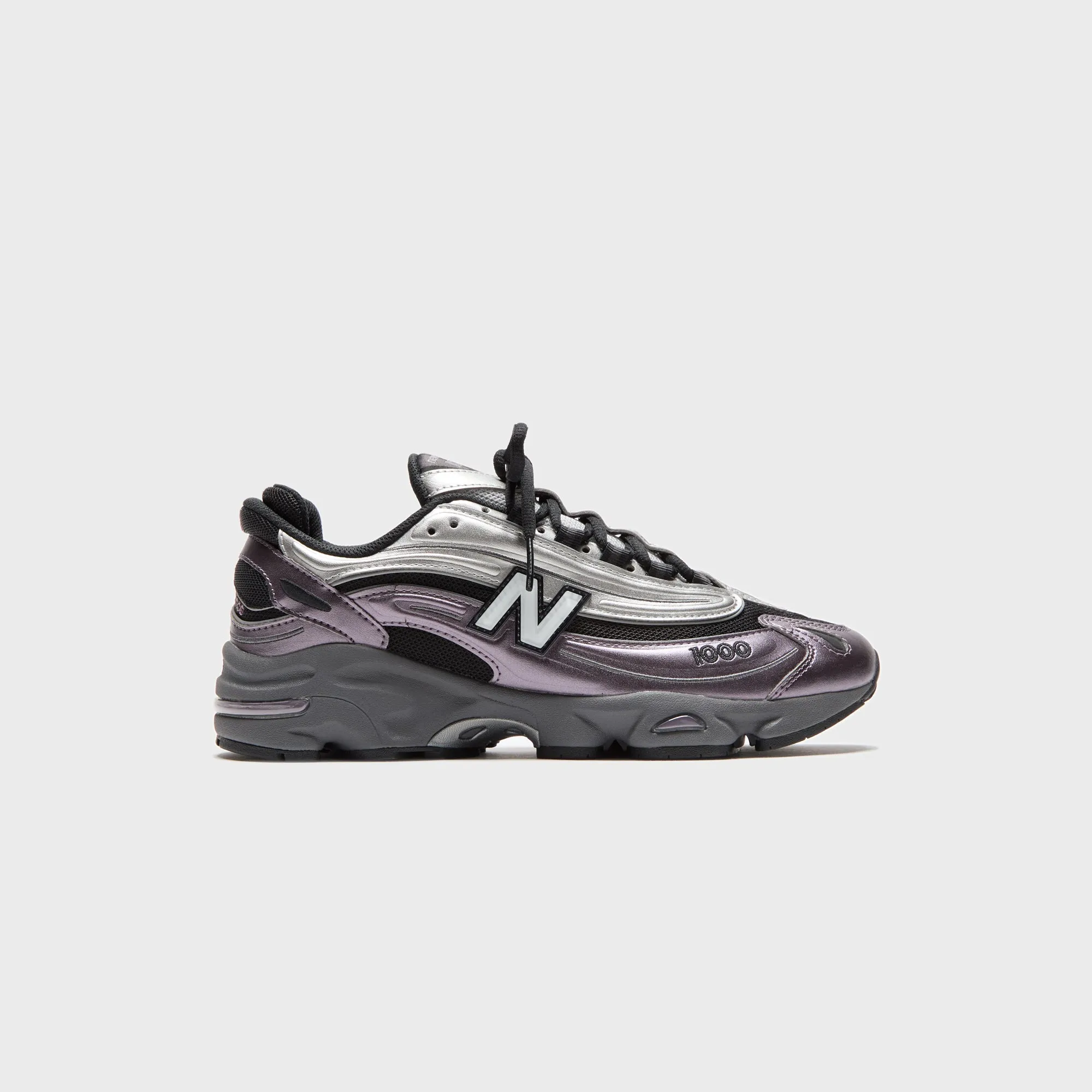 Buckle - Up New Balance M1000 - Metallic Silver / Dark Ice Wine / Black