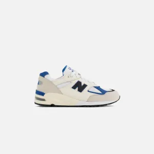 RefundPolicy New Balance Made In Usa 990V2 - White / Blue