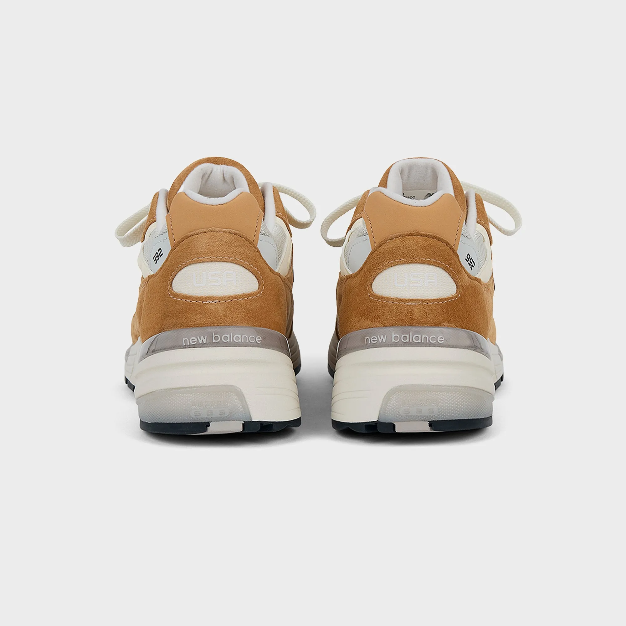 New Balance Made In Usa 992 - Sweet Caramel / Calcium Father's Day Sale Holiday Sale