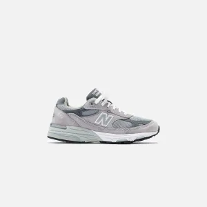 New Balance Made In Usa 993 - Grey / White Secure Closure Mechanism Beaded Accent