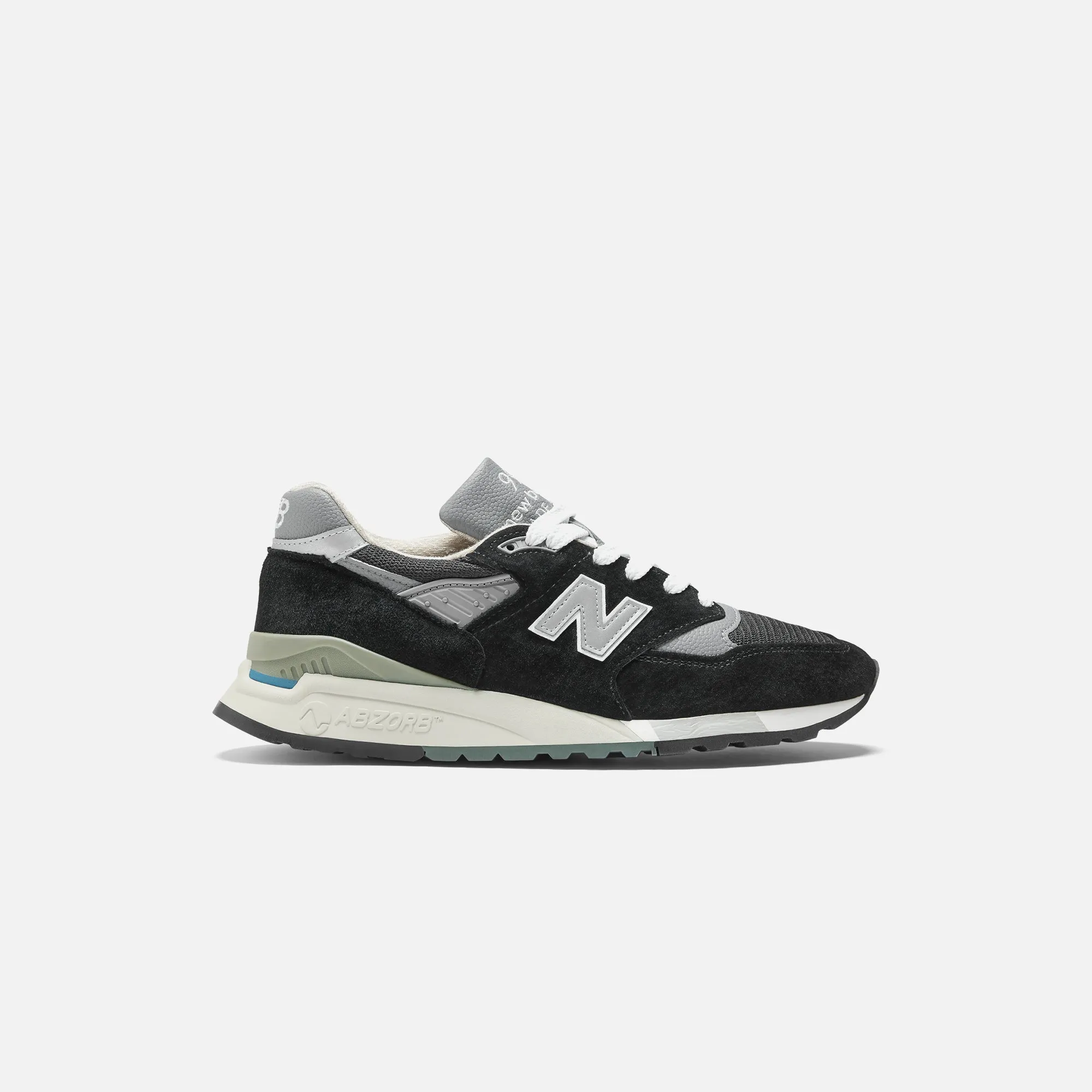 Laminated New Balance Made In Usa 998 - Black