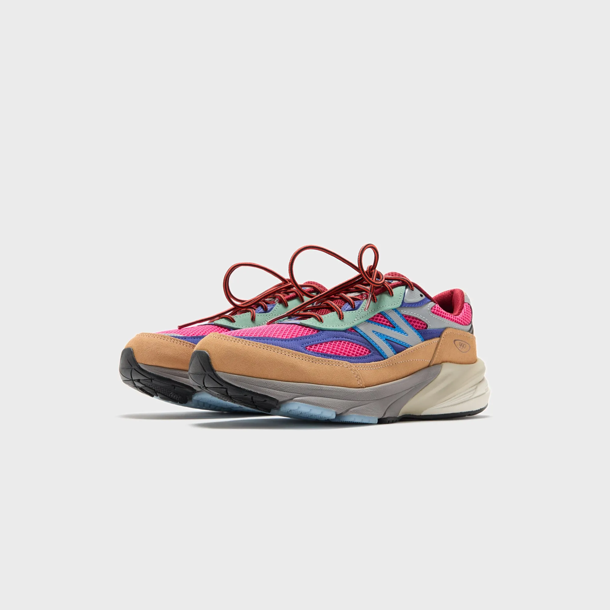Stable Step New Balance X Action Bronson 990V6 - Hi-Pink / Royal Blue