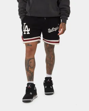 New Era Los Angeles Dodgers Shorts en Polaire Ball Noir/Pierre