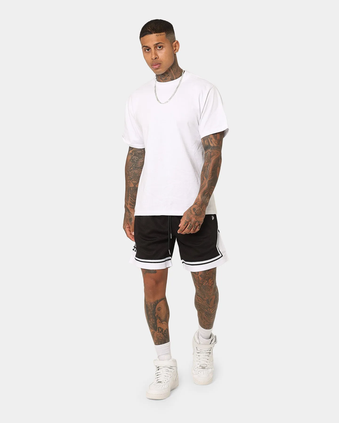 New Era Los Angeles Dodgers Shorts en Maille Noir