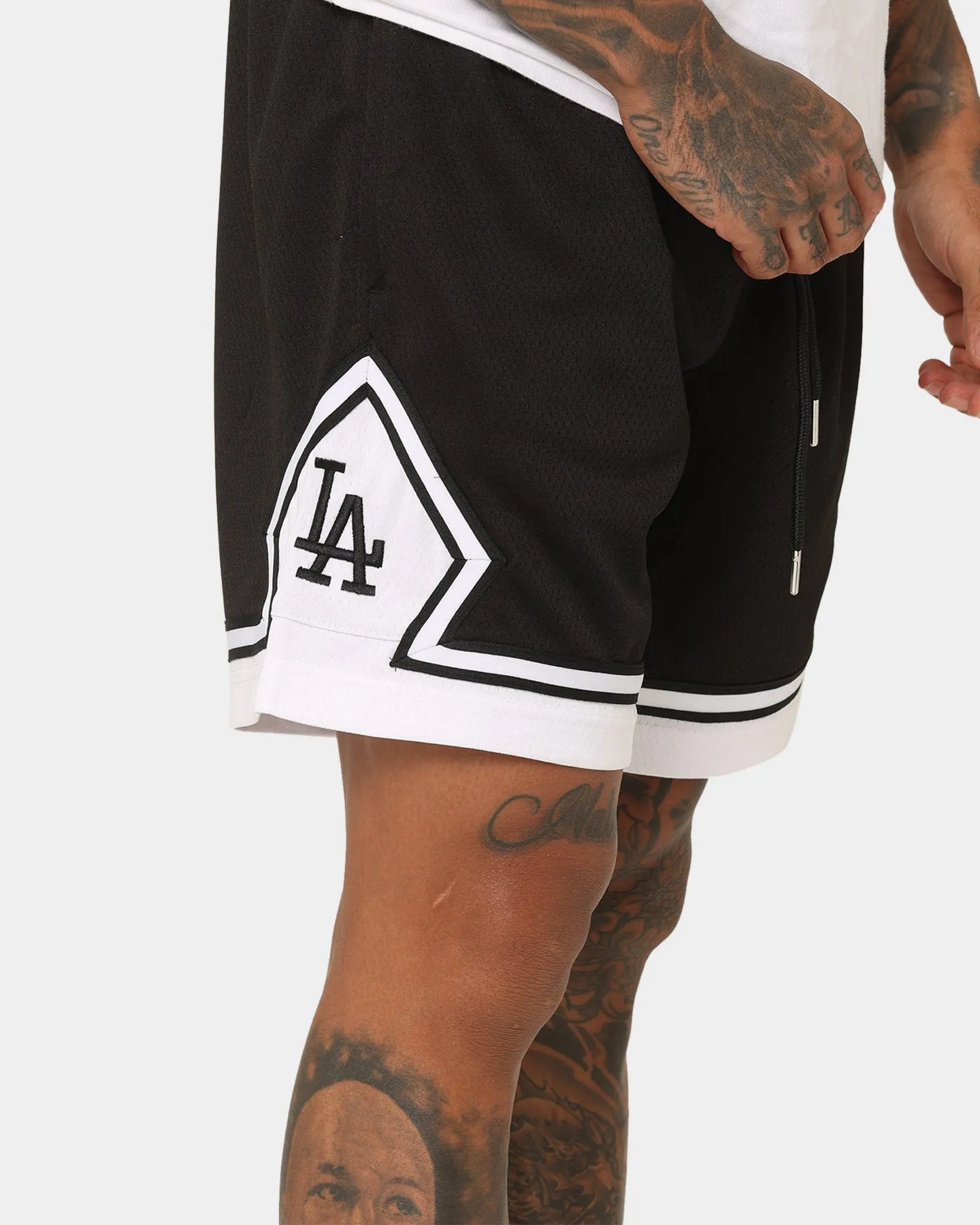 New Era Los Angeles Dodgers Shorts en Maille Noir