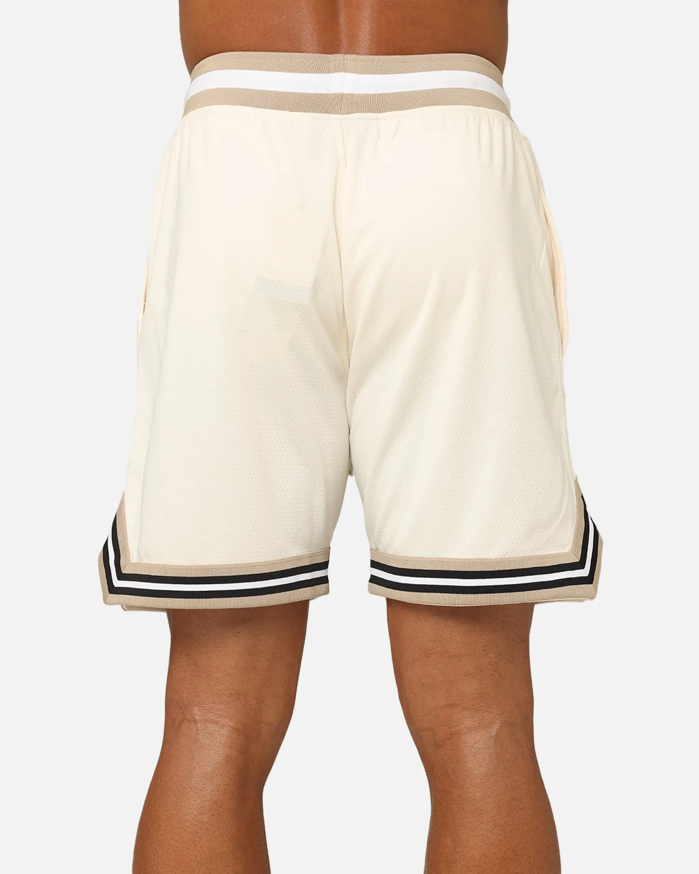 New Era Los Angeles Dodgers Shorts en Maille Beige Clair