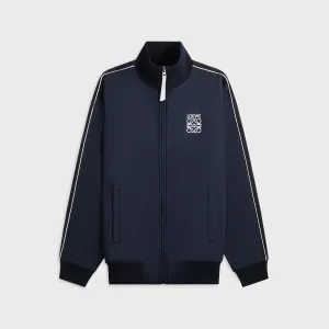 Bowed Loewe Tracksuit Jacket - Dark Navy
