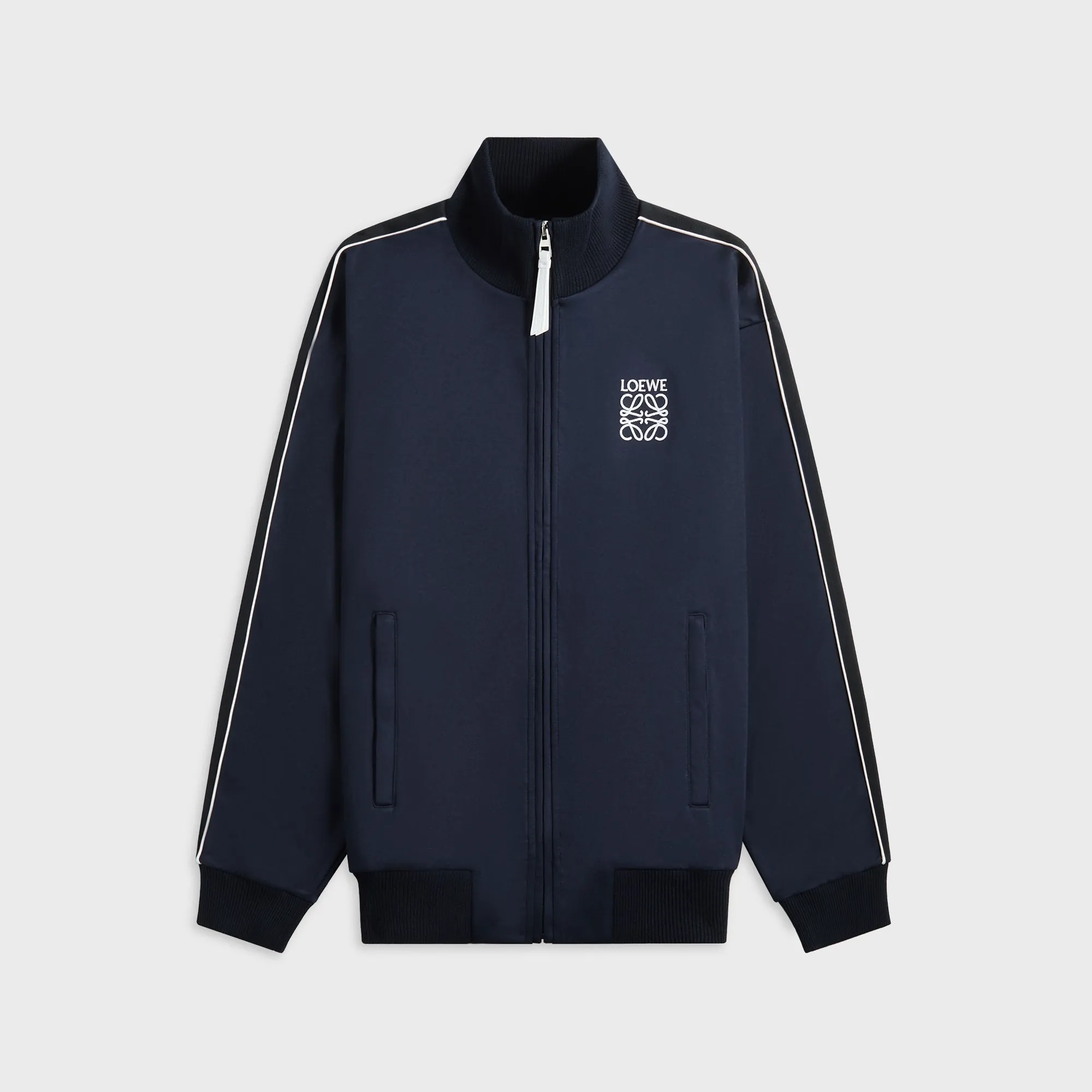 Bowed Loewe Tracksuit Jacket - Dark Navy