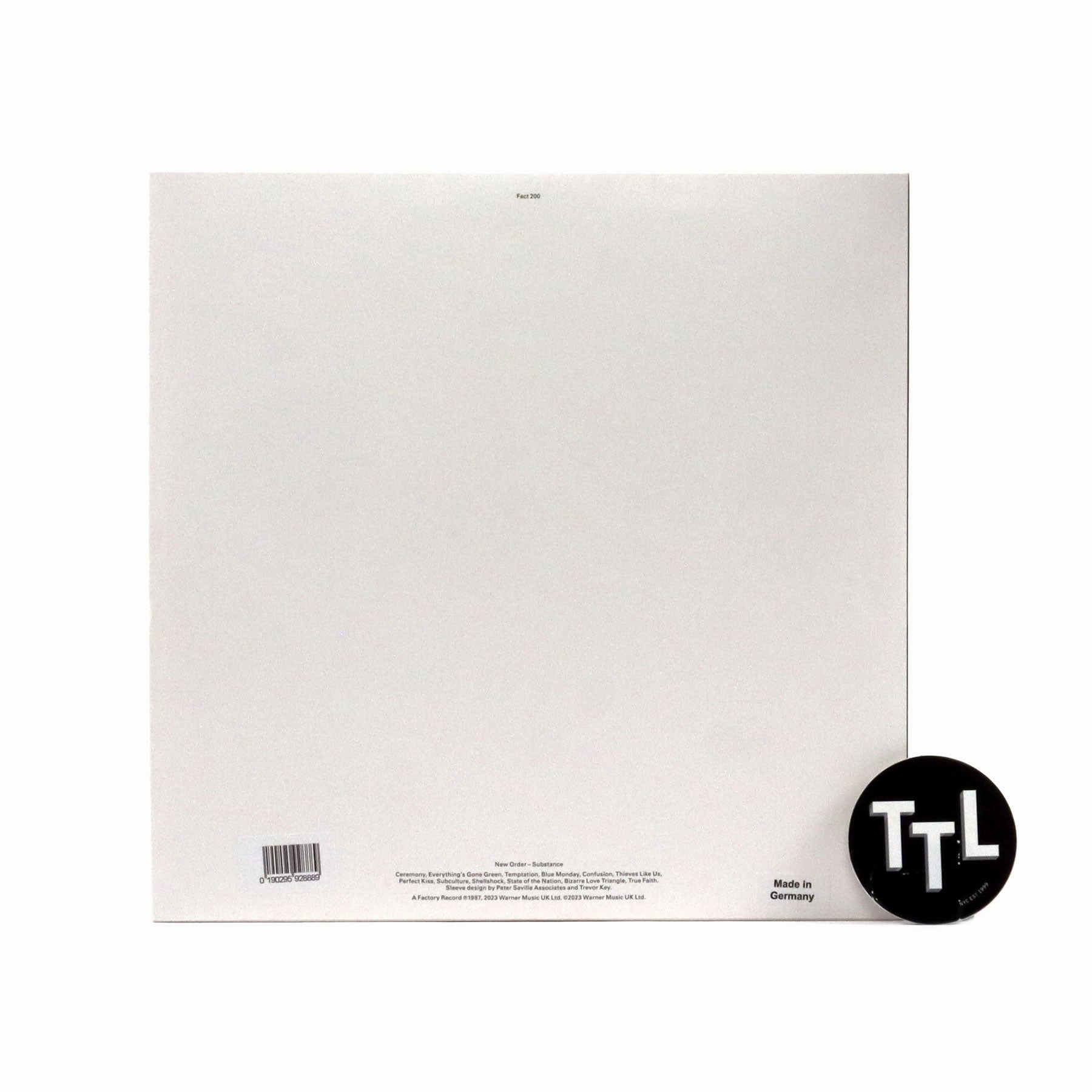 New Order: Substance Vinyl 2LP
