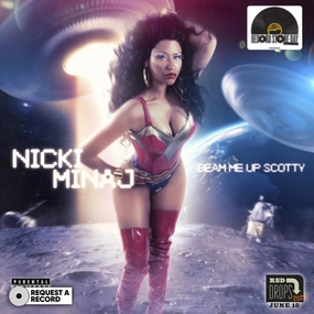 Nicki Minaj  Beam Me Up Scotty (Arrives in 4 days) hi-fi music center,hi-fi speaker grill,hi-fi equipment organizer