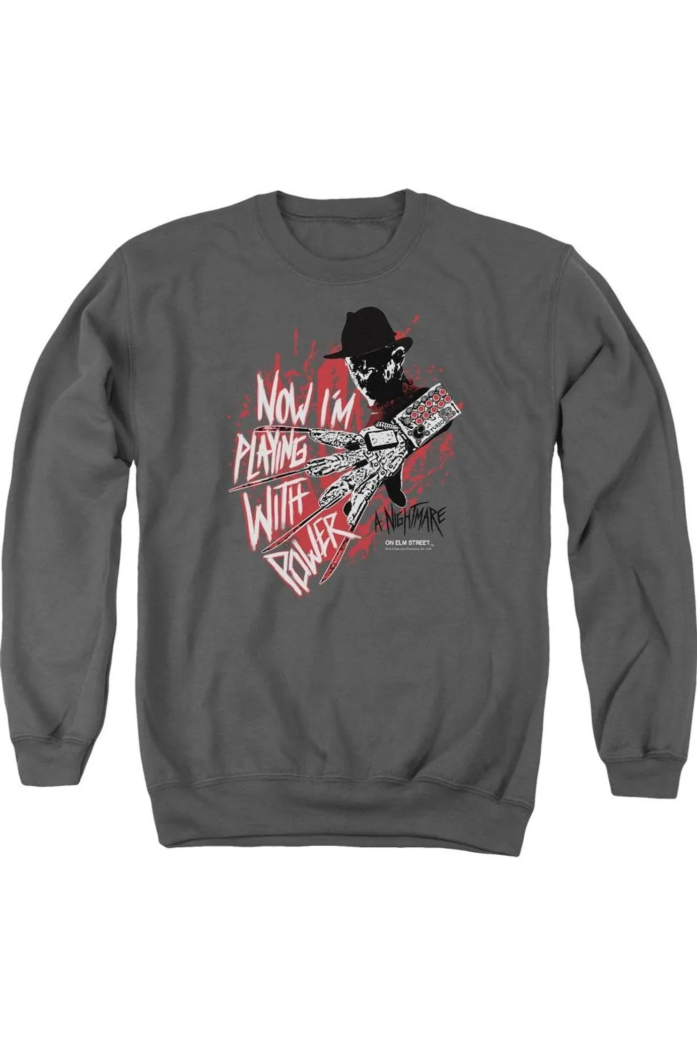 Pull à capuche pour adulte Nightmare On Elm Street Playing With Power