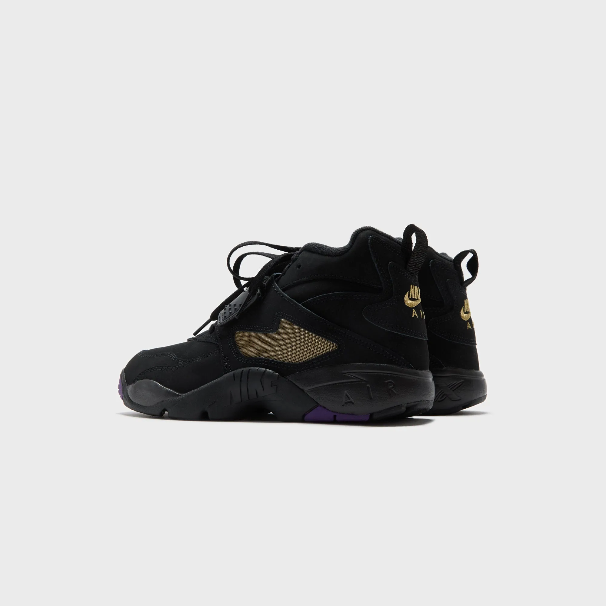 Nike Air Diamond Turf - Black / White / Club Purple / Metallic Christmas Day Sale Big Savings