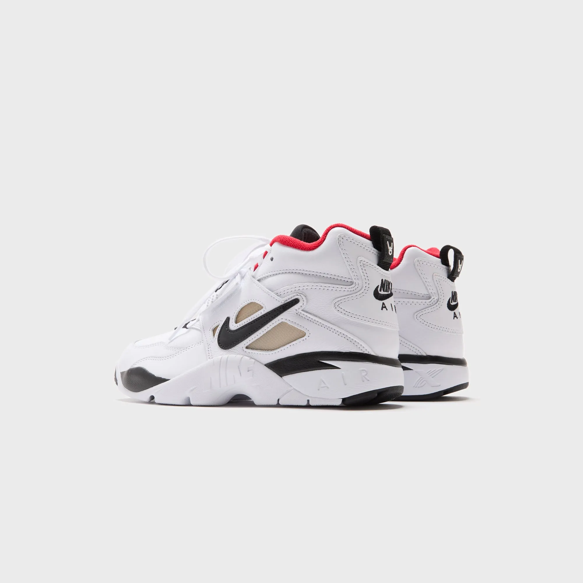 Christmas Day Sale Nike Air Diamond Turf Proto '92 - White / University Red / Metallic Gold / Black