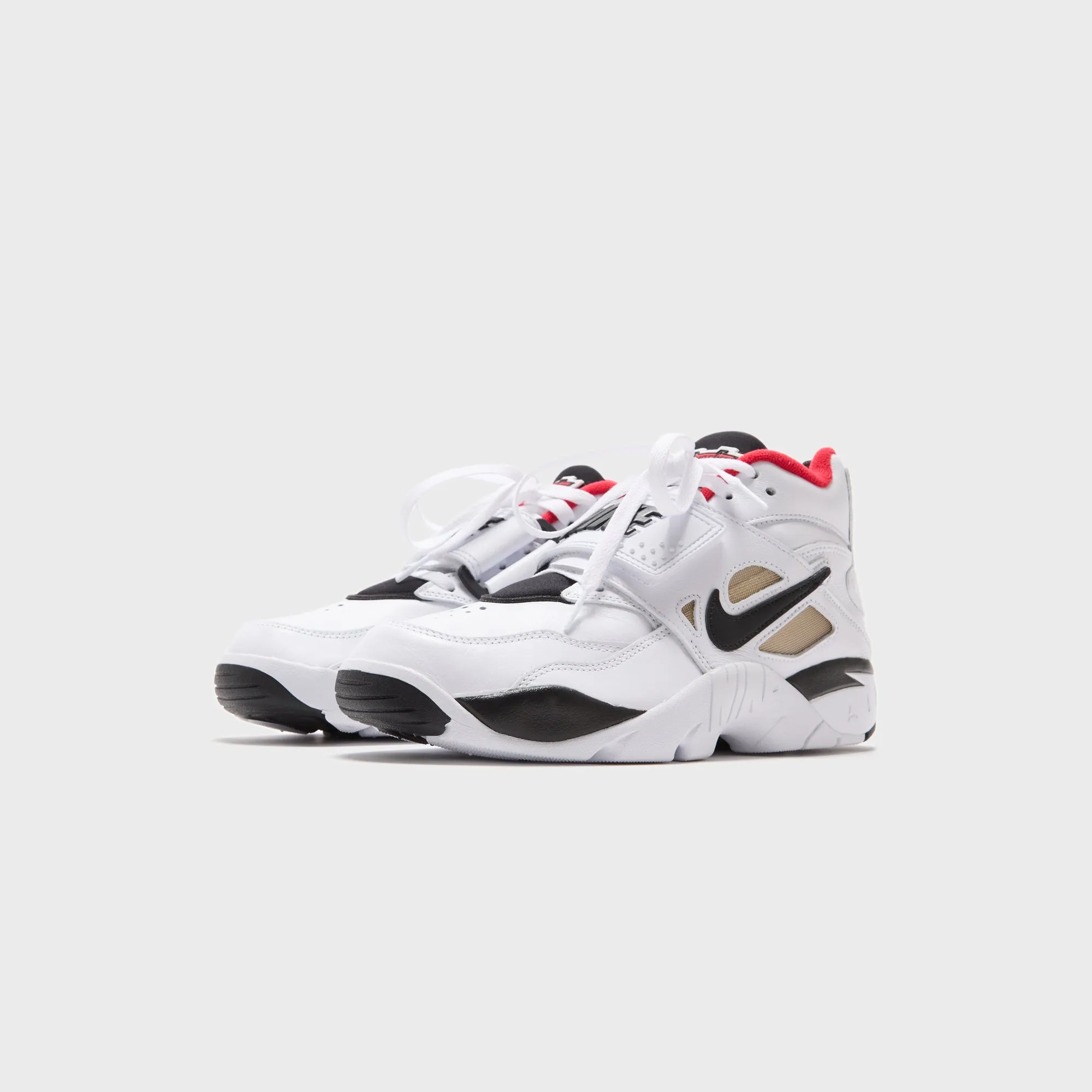 Bring the Heat Nike Air Diamond Turf Proto '92 - White / University Red / Metallic Gold / Black