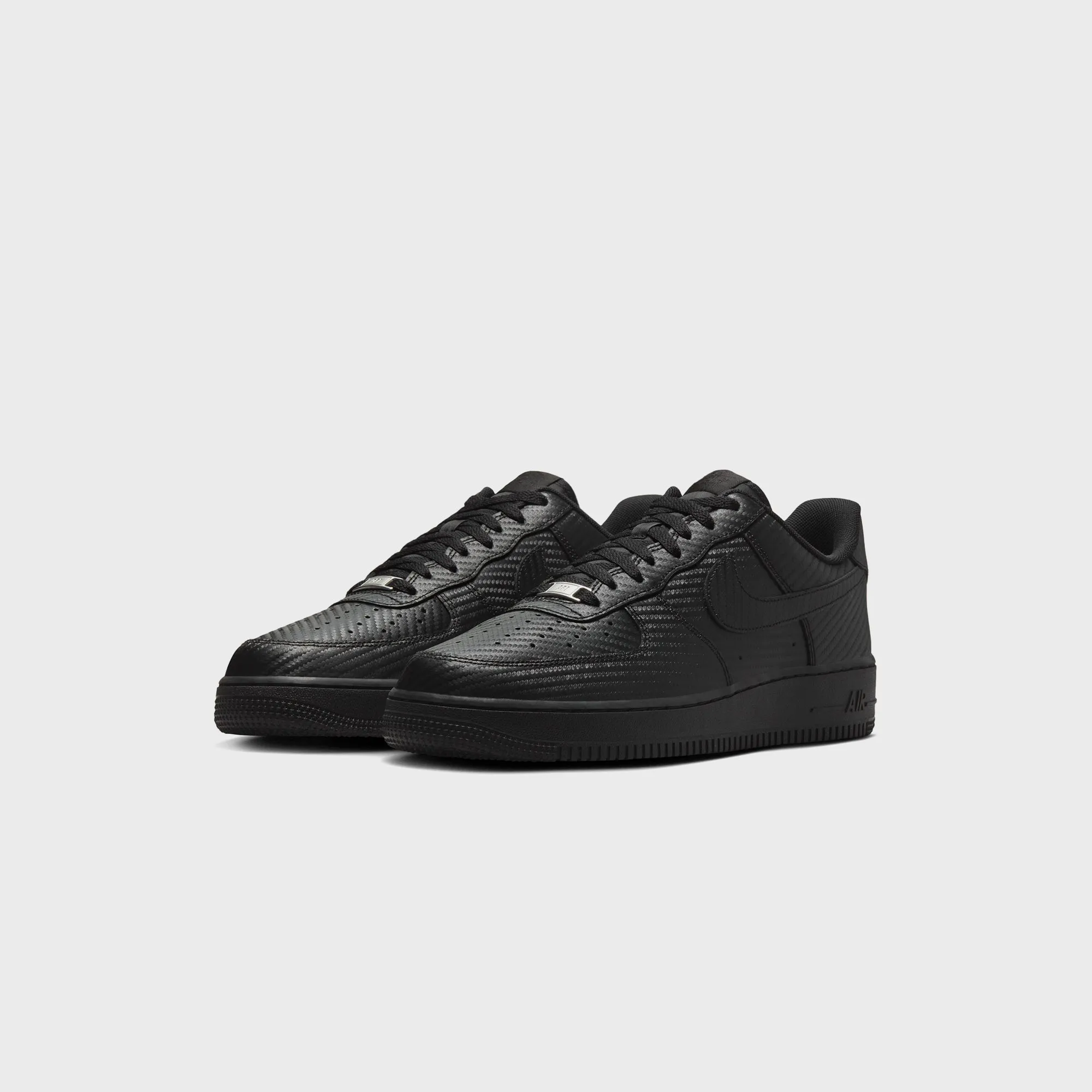 Limited Time Offer Nike Air Force 1 '07 Lv8 -  Carbon Fiber Black / Black