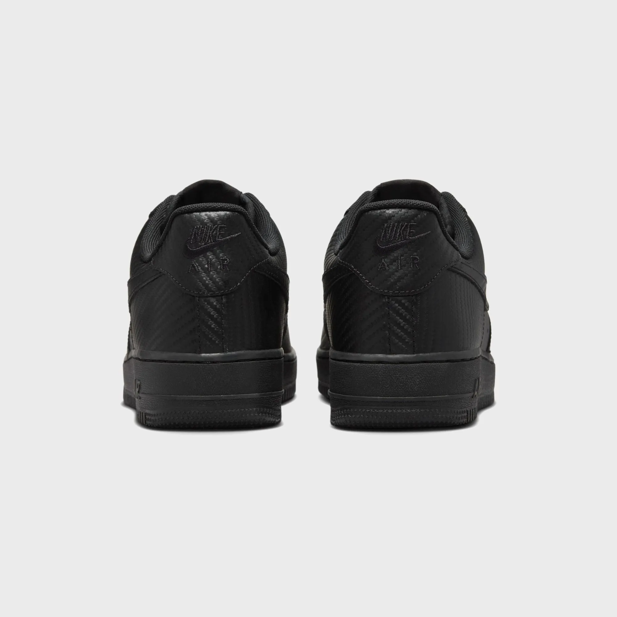 Christmas Day Sale Step Out Boldly Nike Air Force 1 '07 Lv8 -  Carbon Fiber Black / Black