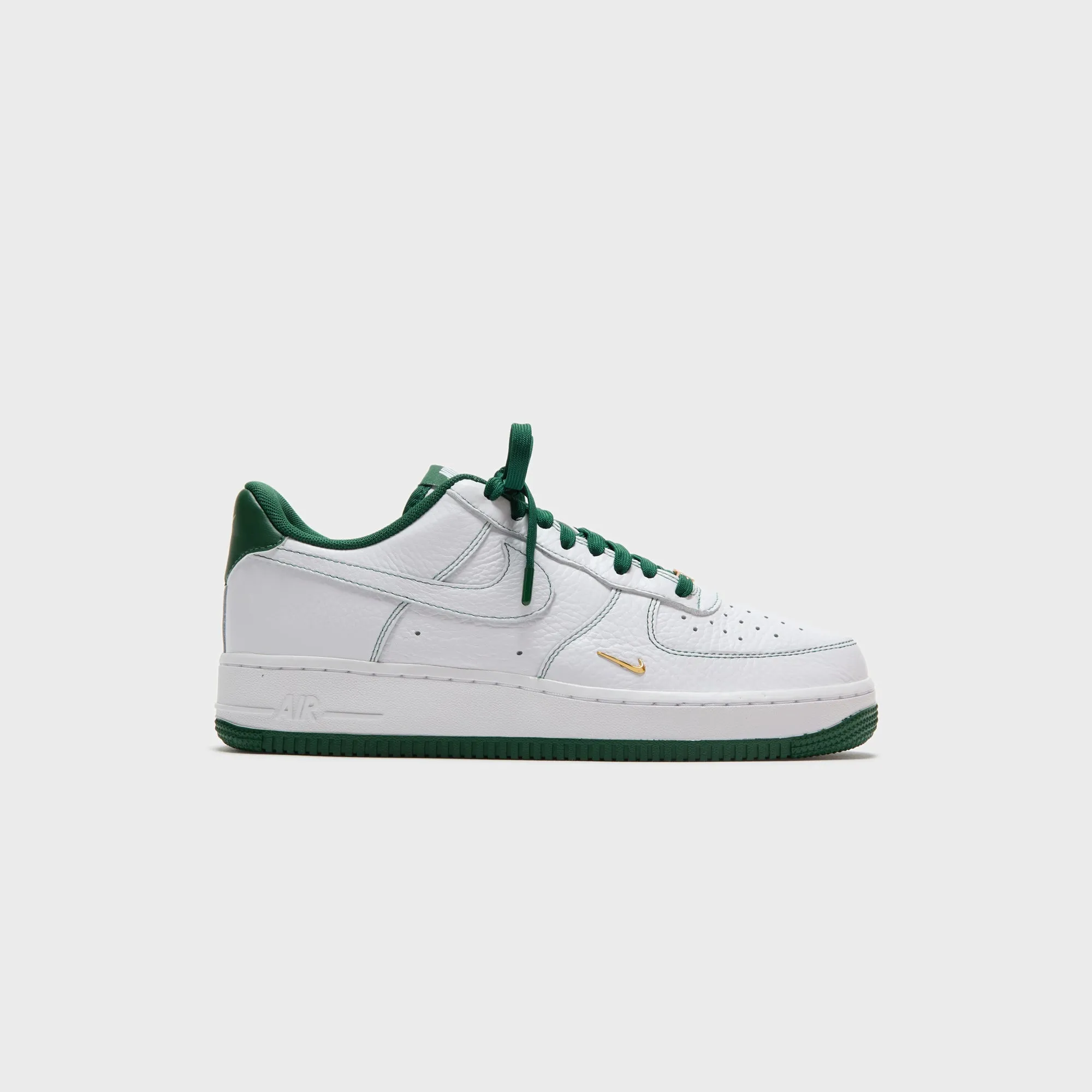 Nike Air Force 1 '07 - Mini Jewel White / Gorge Green / Metallic Gold Flex Moisture - Wicking Technology
