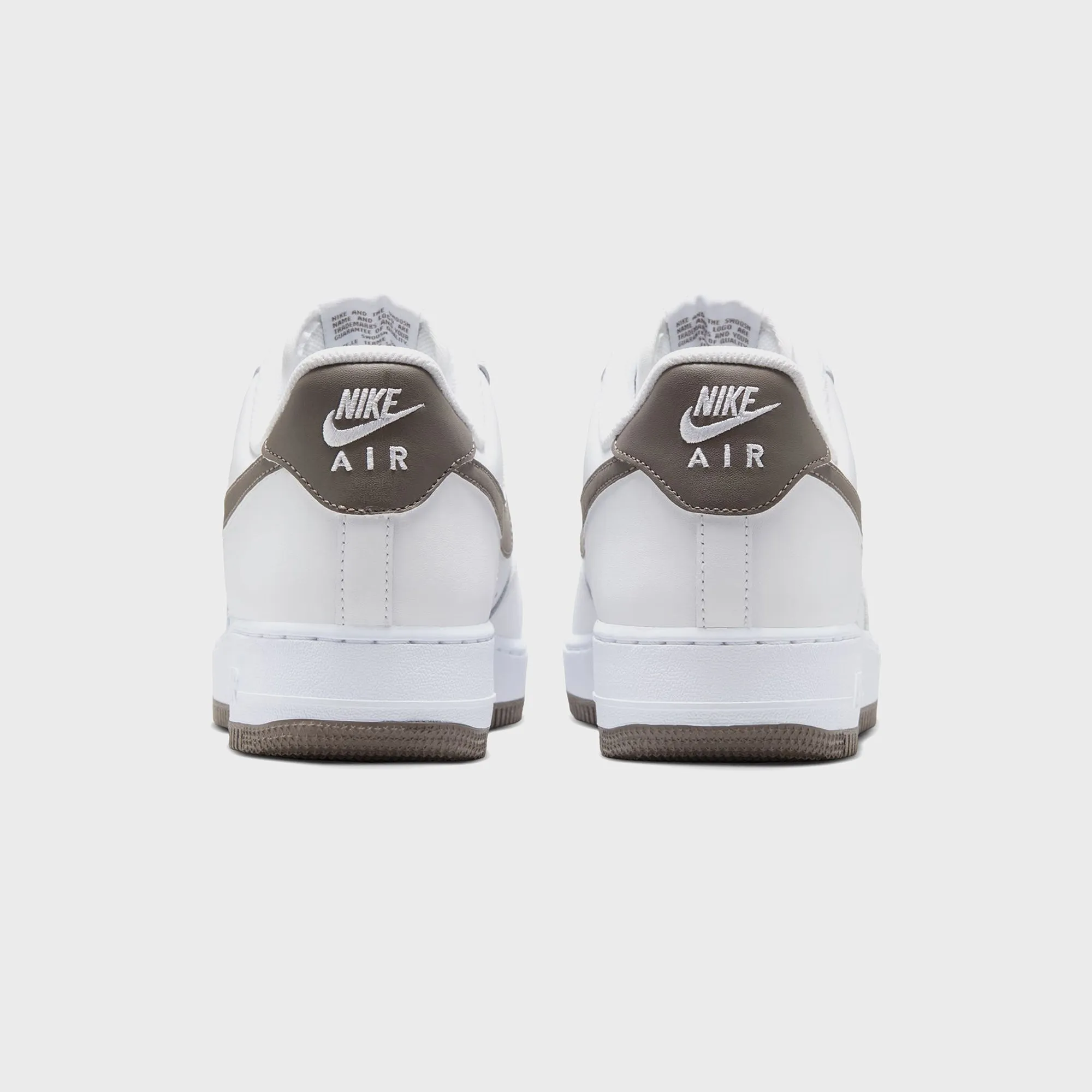 Nike Air Force 1 '07 - White / Cave Stone Shockproof Technology