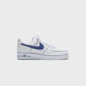 Own Every Step Step into the Beat Nike Air Force 1 `07 - White / Deep Royal Blue