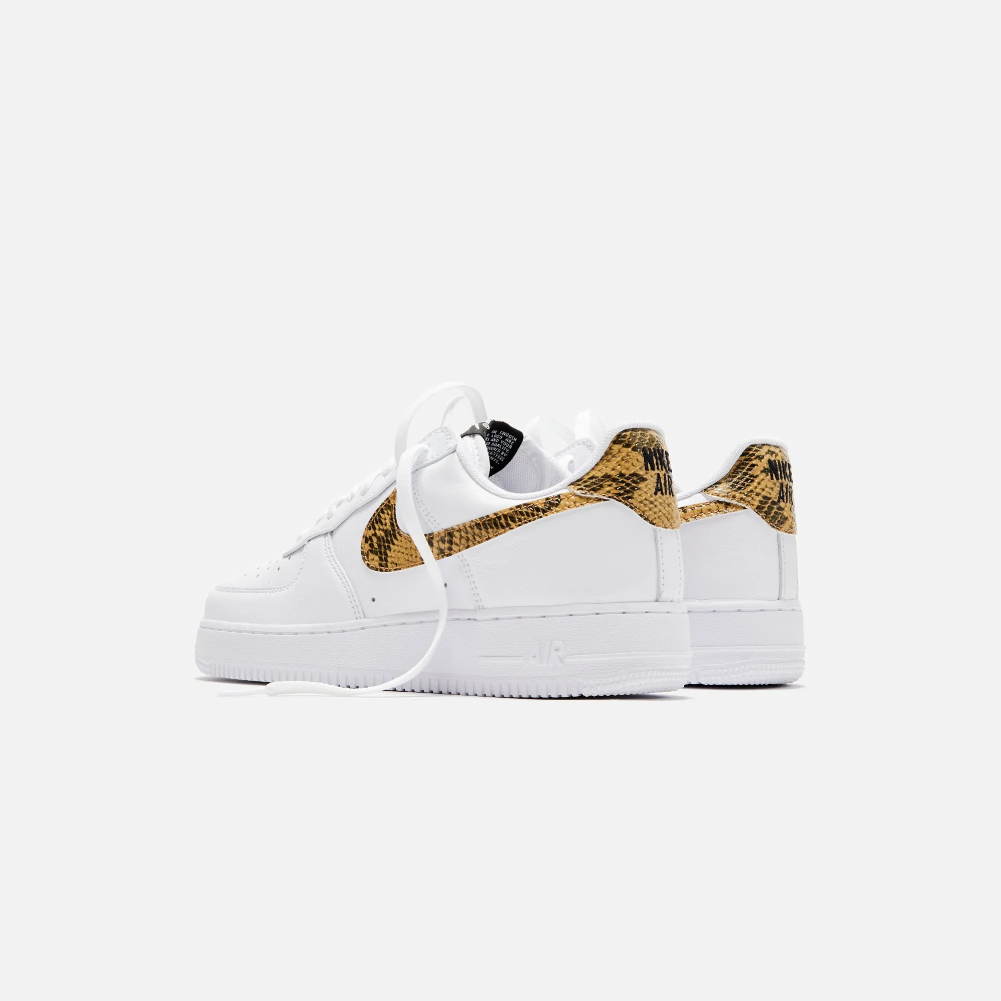 Nike Air Force 1 Low - White / Elemental Gold / Dark Haze Rule the Streets Winter Sale