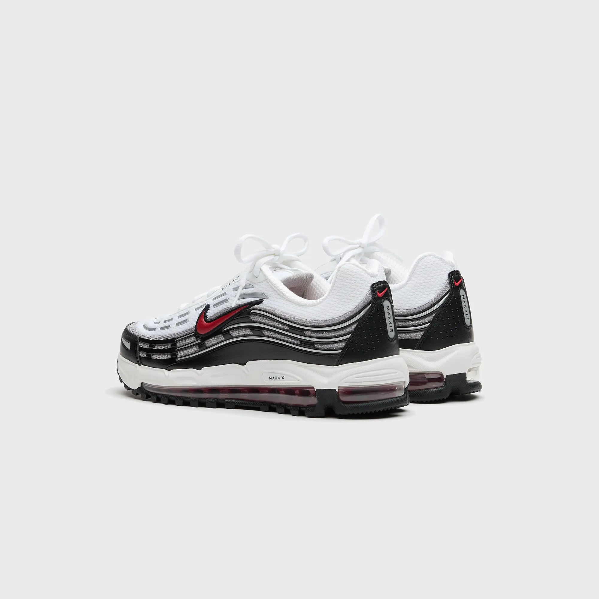 Nike Air Max Tl 2.5 - White / Varsity Red / Black / Medium Grey Perforated Material Cool Mesh