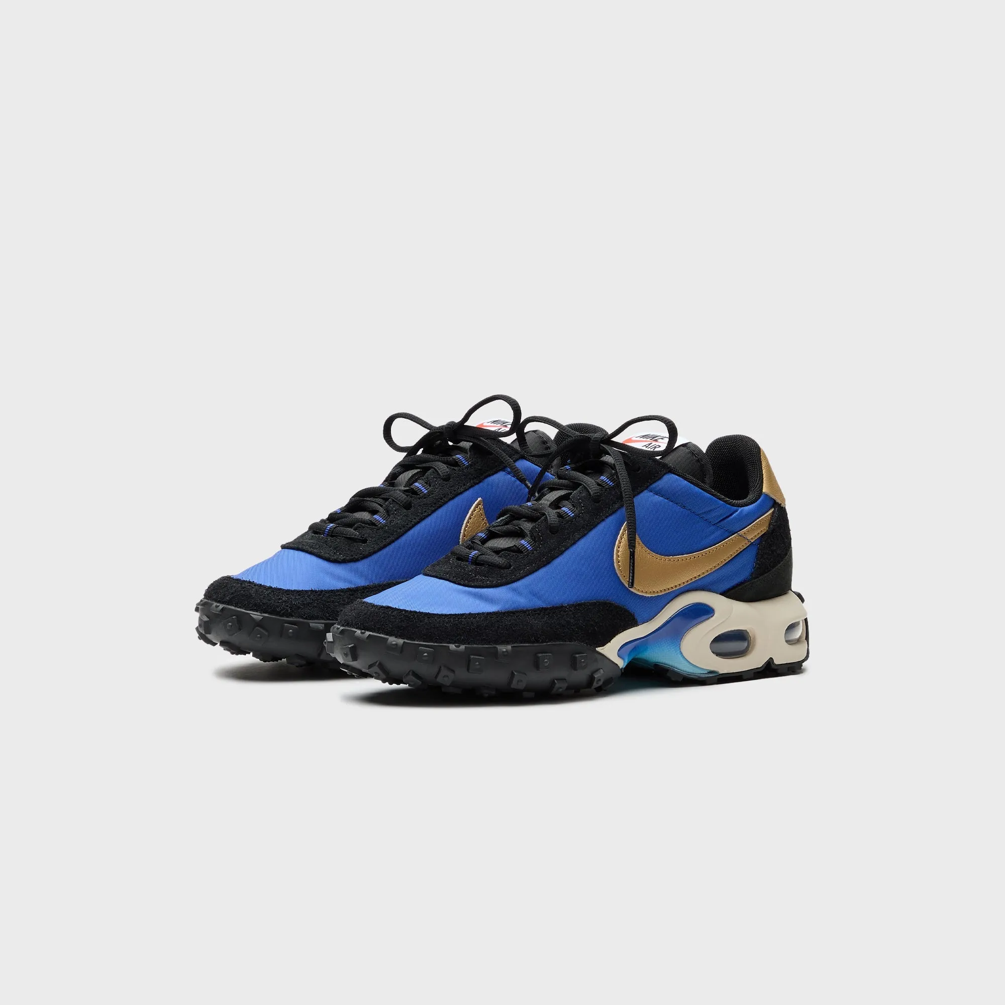 Nike Air Max Waffle Sp - Hyper Blue / Metallic Gold Slip-On Smooth Feature Design Traction Attribute