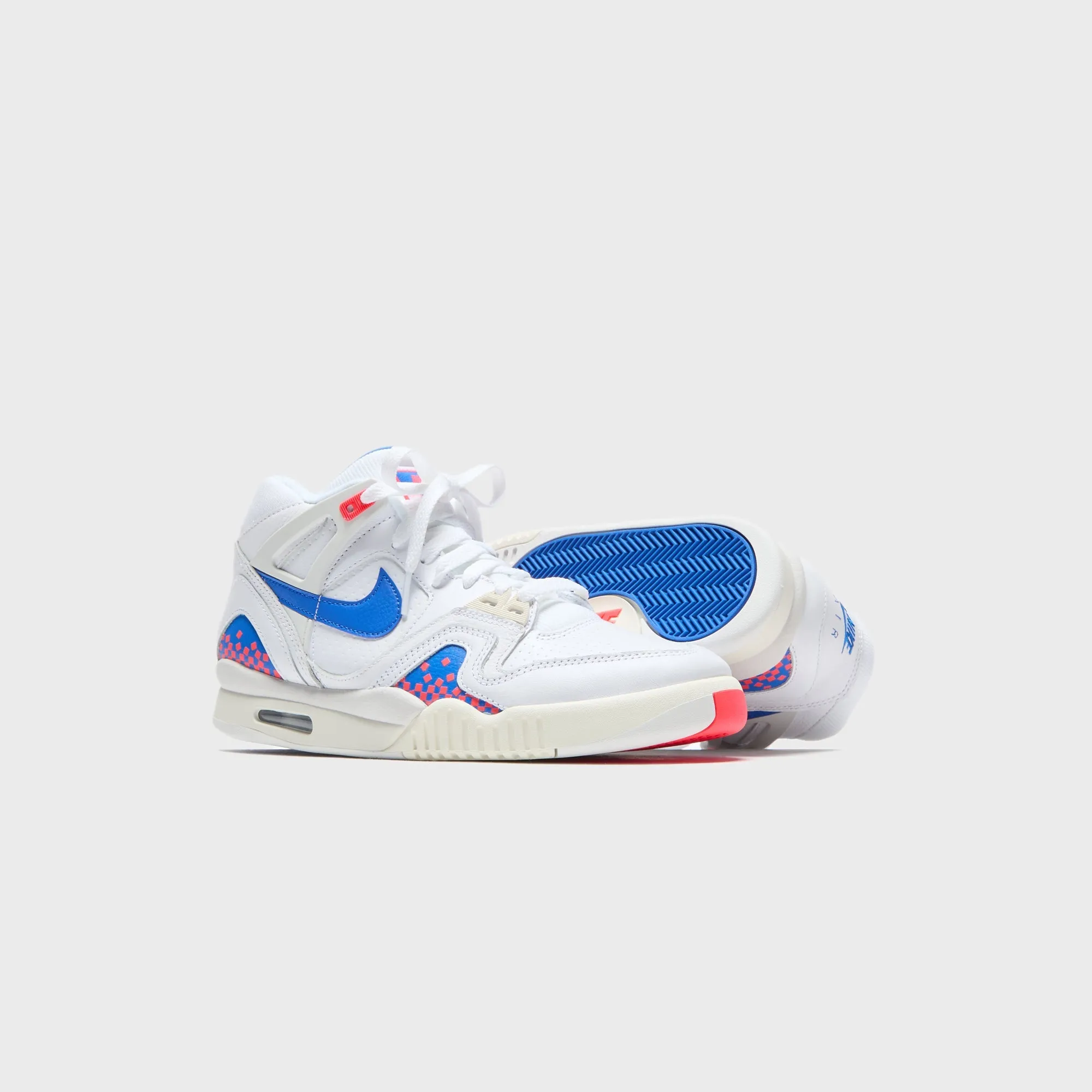 Economical Nike Air Tech Challenge 2 - White / Royal Blue / Laser Crimson