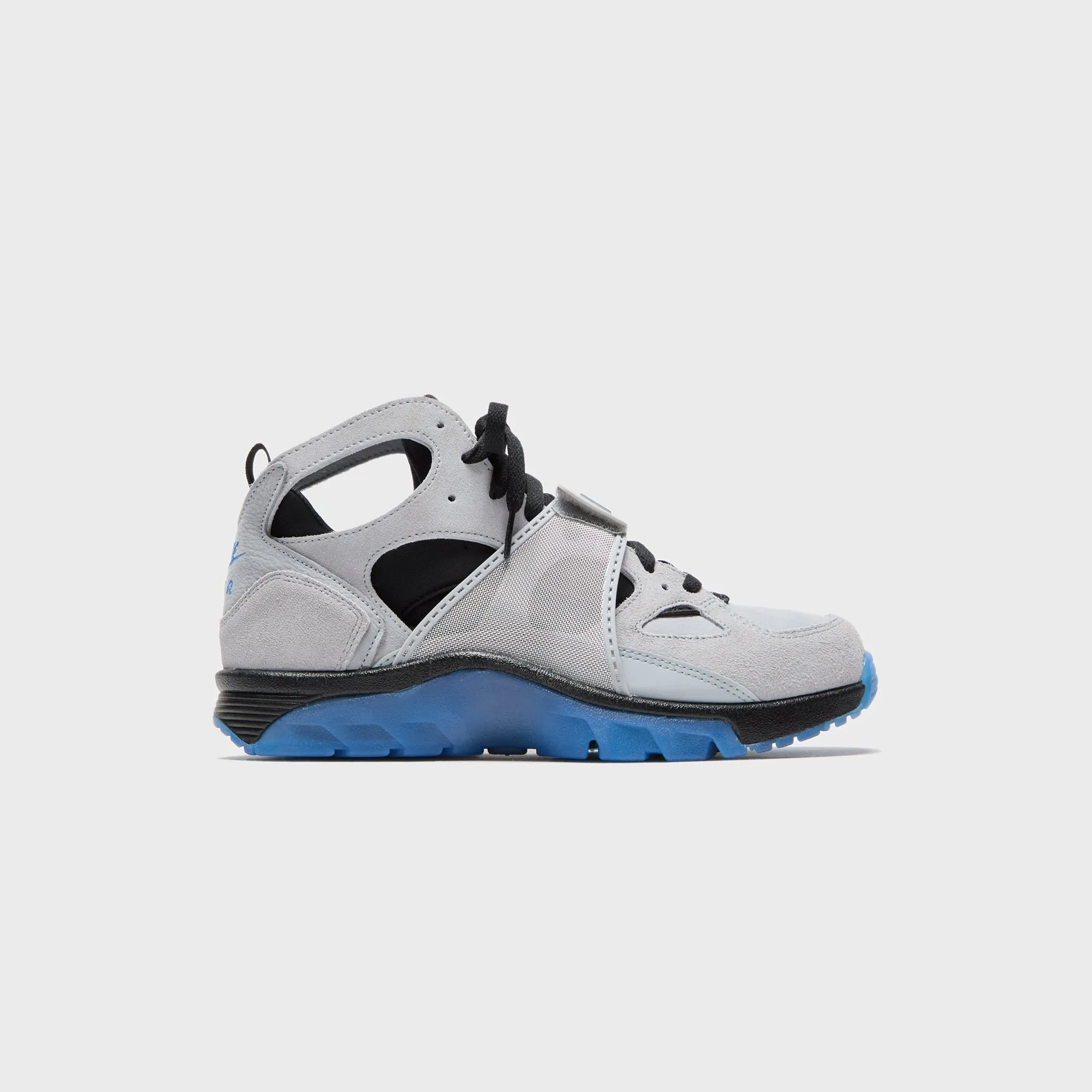LightReflectiveStitching Comfort Peaceful Nike Air Trainer Huarache - Wolf Grey / Star Blue / Black