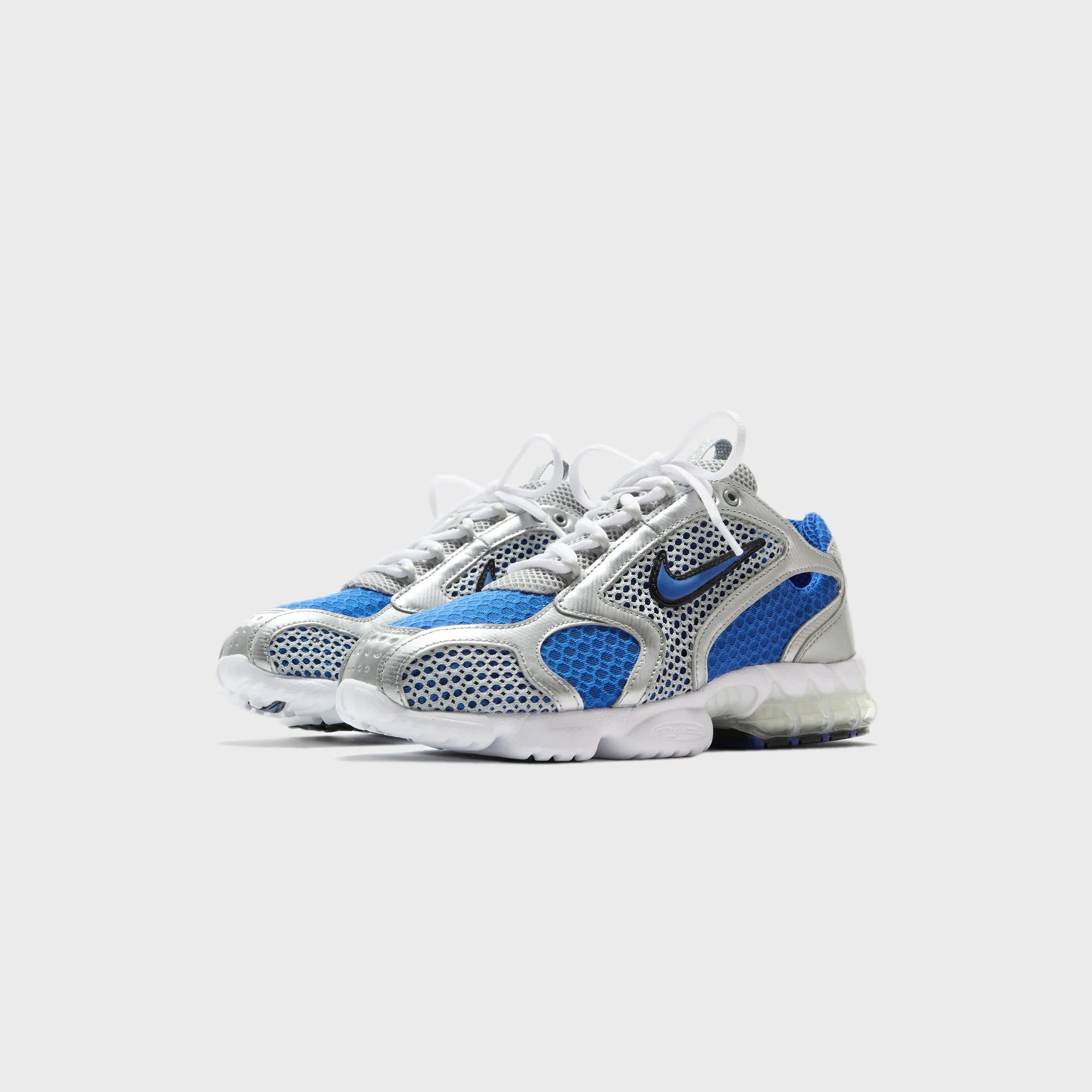 Nike Air Zoom Spiridon Cage 2 - Metallic Silver / Varsity Durable Compartments Optimal Security