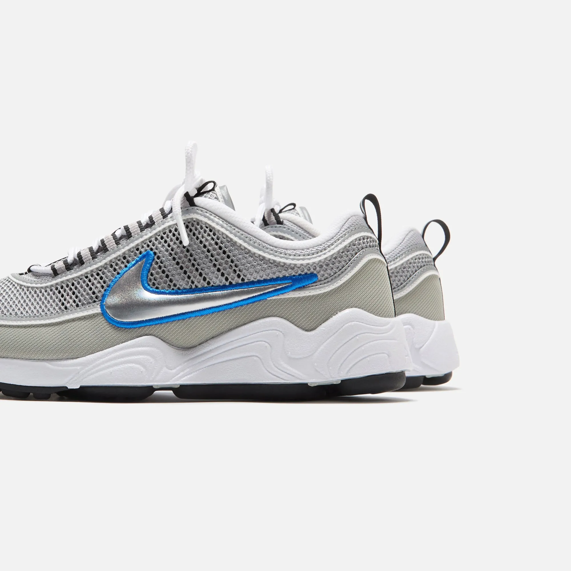 Sweetest Day Sale Nike Air Zoom Spiridon - Metallic Silver / Signal Blue