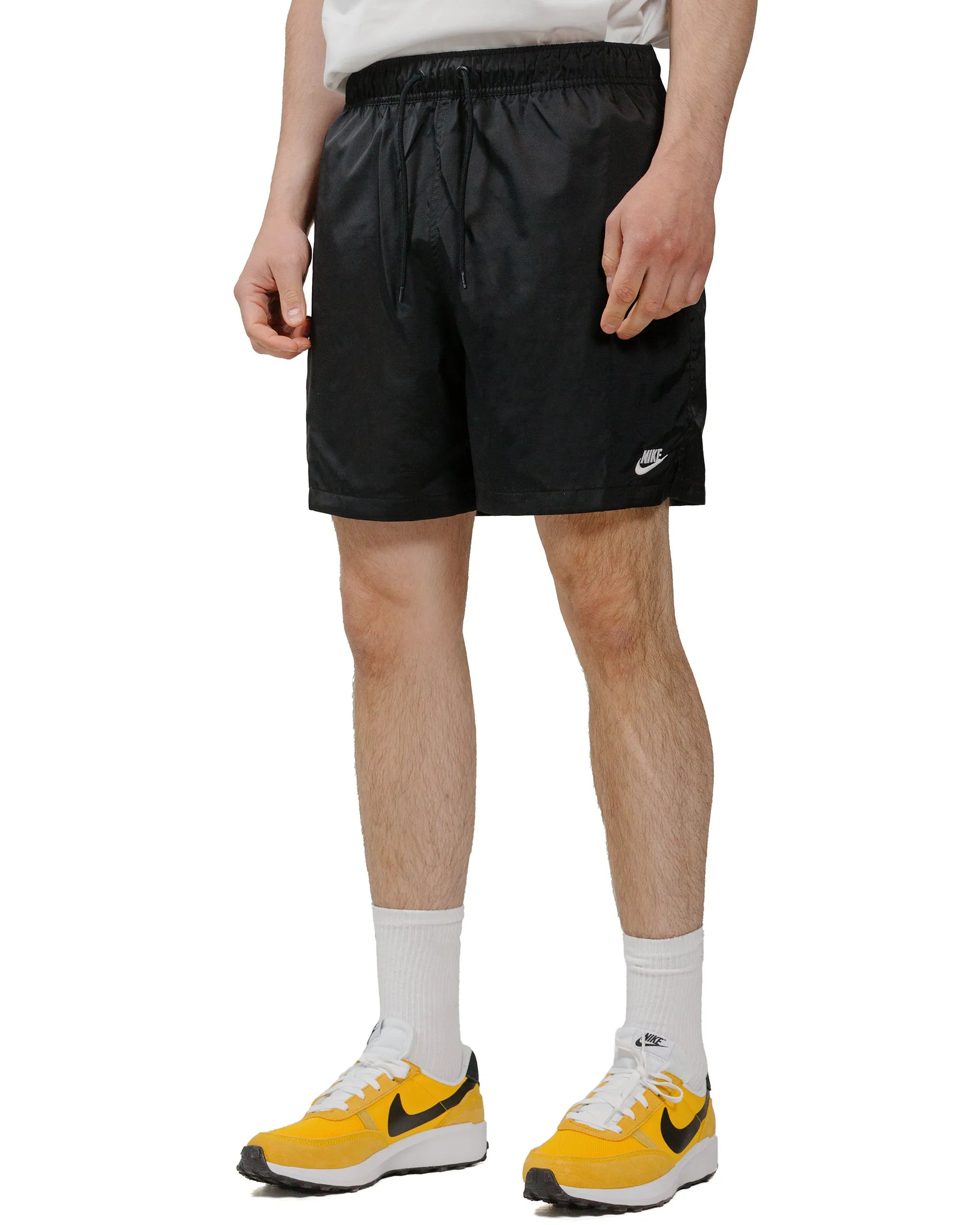 Nike Club Flow Short Black/White Debossing Hoodie Brooch Set