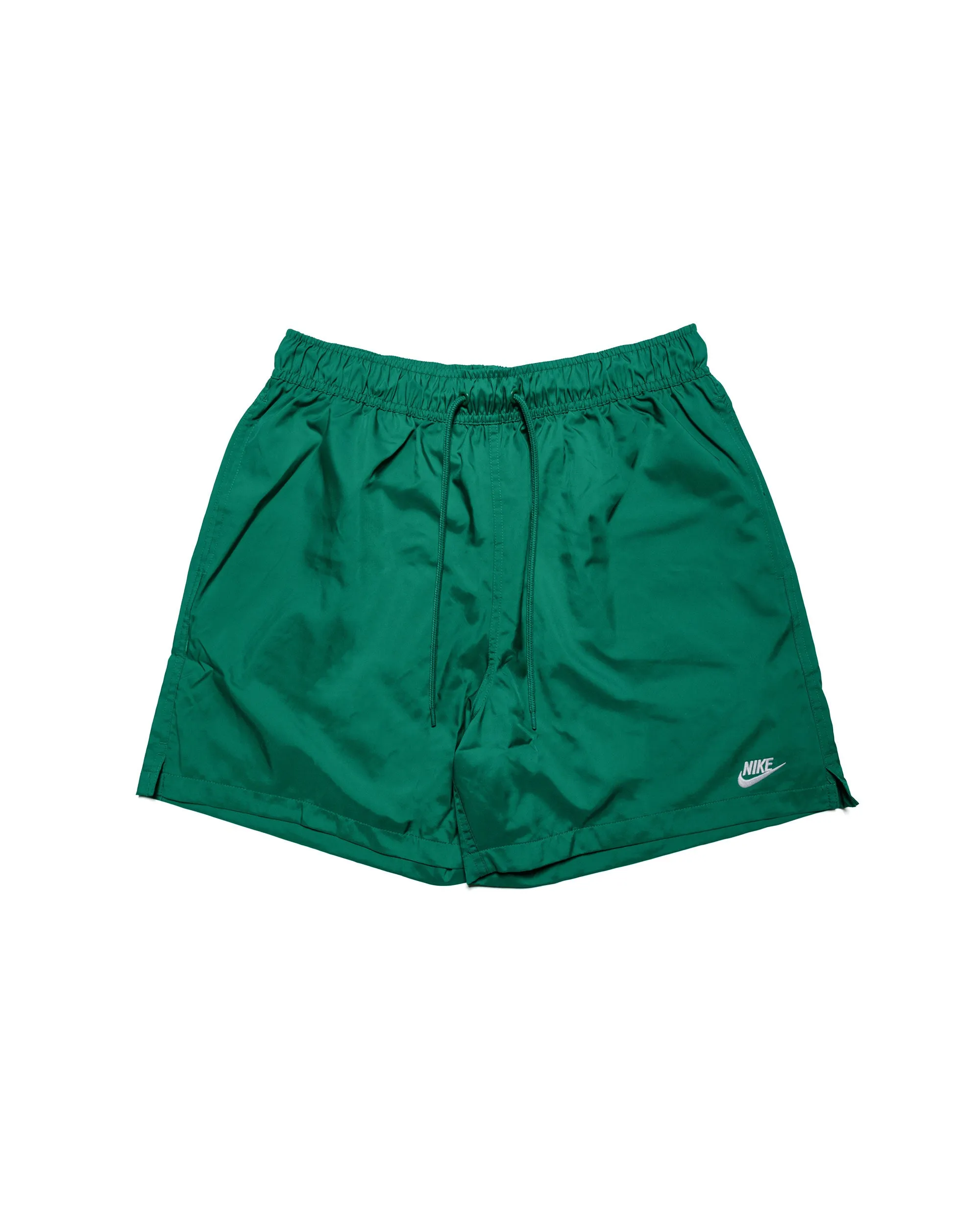 Nike Club Flow Short Malachite/White Split Hem Style UV Protected Quality