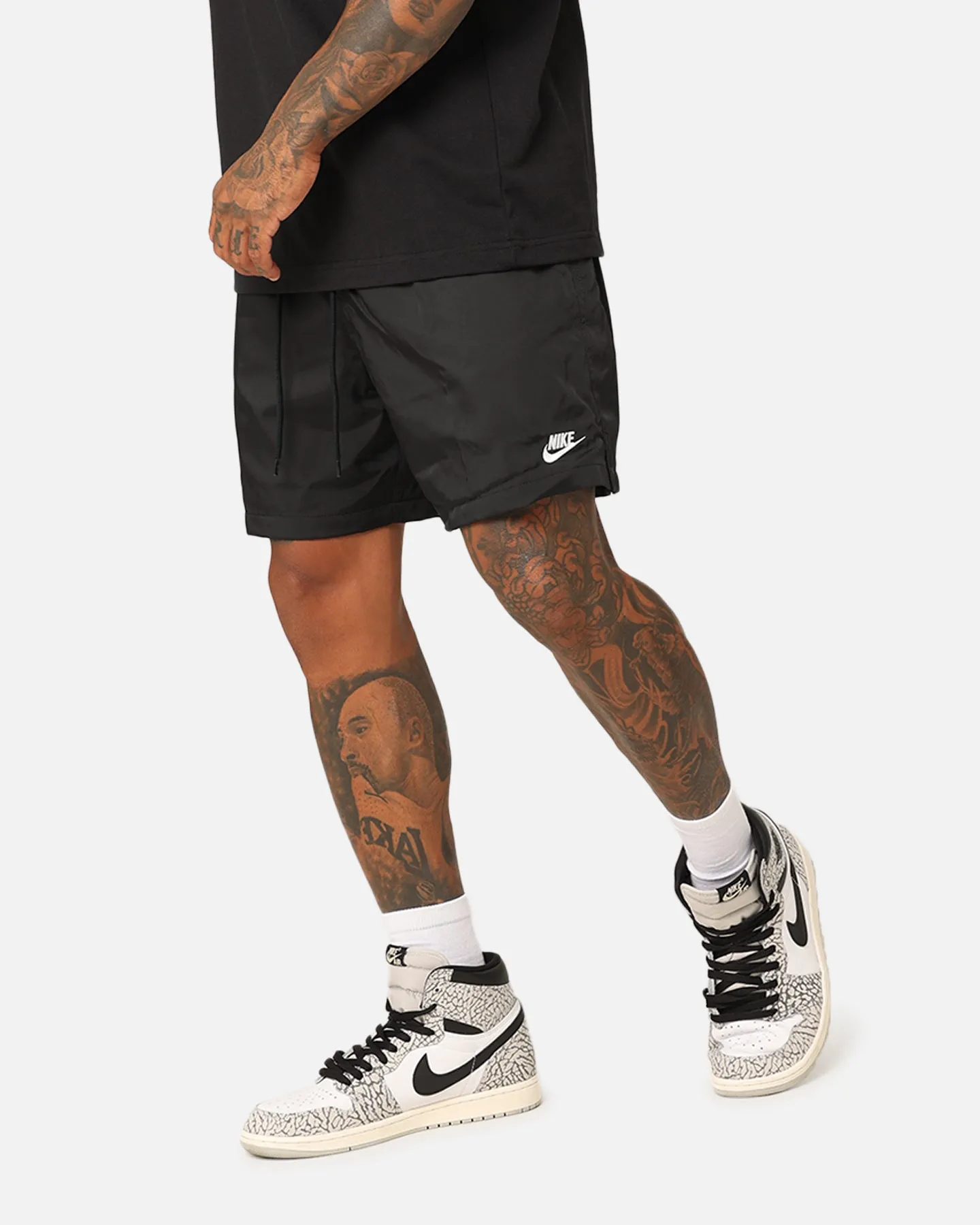 Nike Club Flow Short Noir/Blanc
