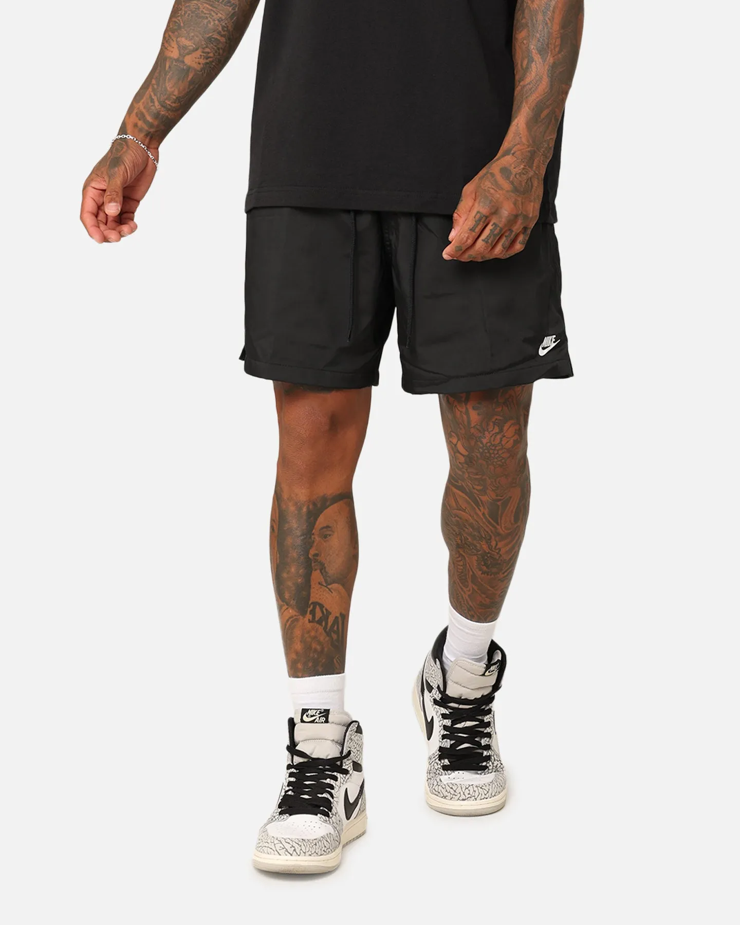 Nike Club Flow Short Noir/Blanc