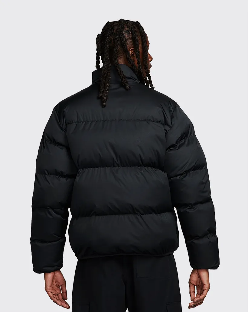 Comfort Cushion Sleeve Number Nike Club Puffer Jacket - Black