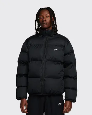 Nike Club Puffer Jacket - Black SatinFinishStrap