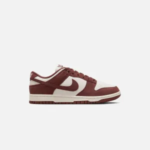 Nike Dunk Low - Phantom / Red Sepia / Sail / White Carnation Comfort Firm