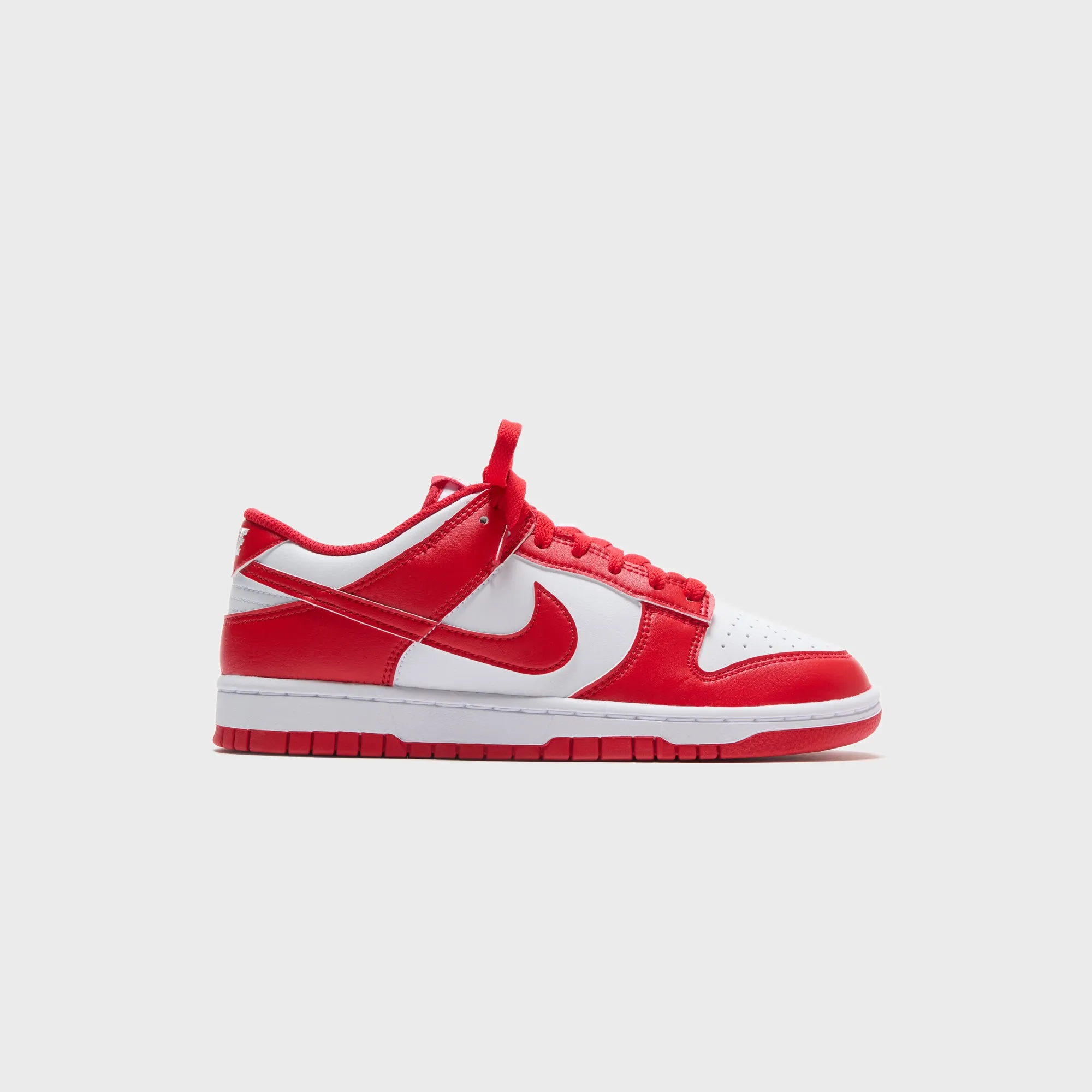 Nike Dunk Low Retro - White / University Red / White Deer Skin Optimal Security