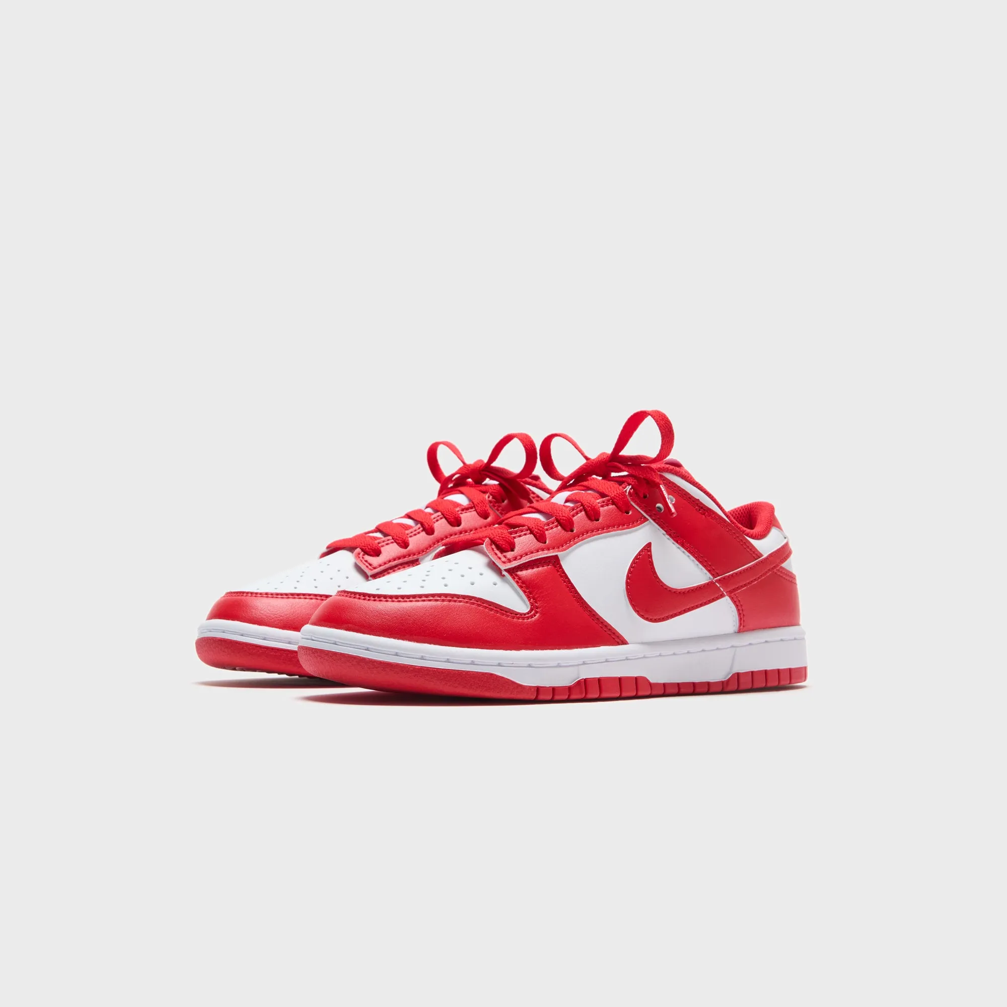 Nike Dunk Low Retro - White / University Red / White Element Comfortable Play In Use