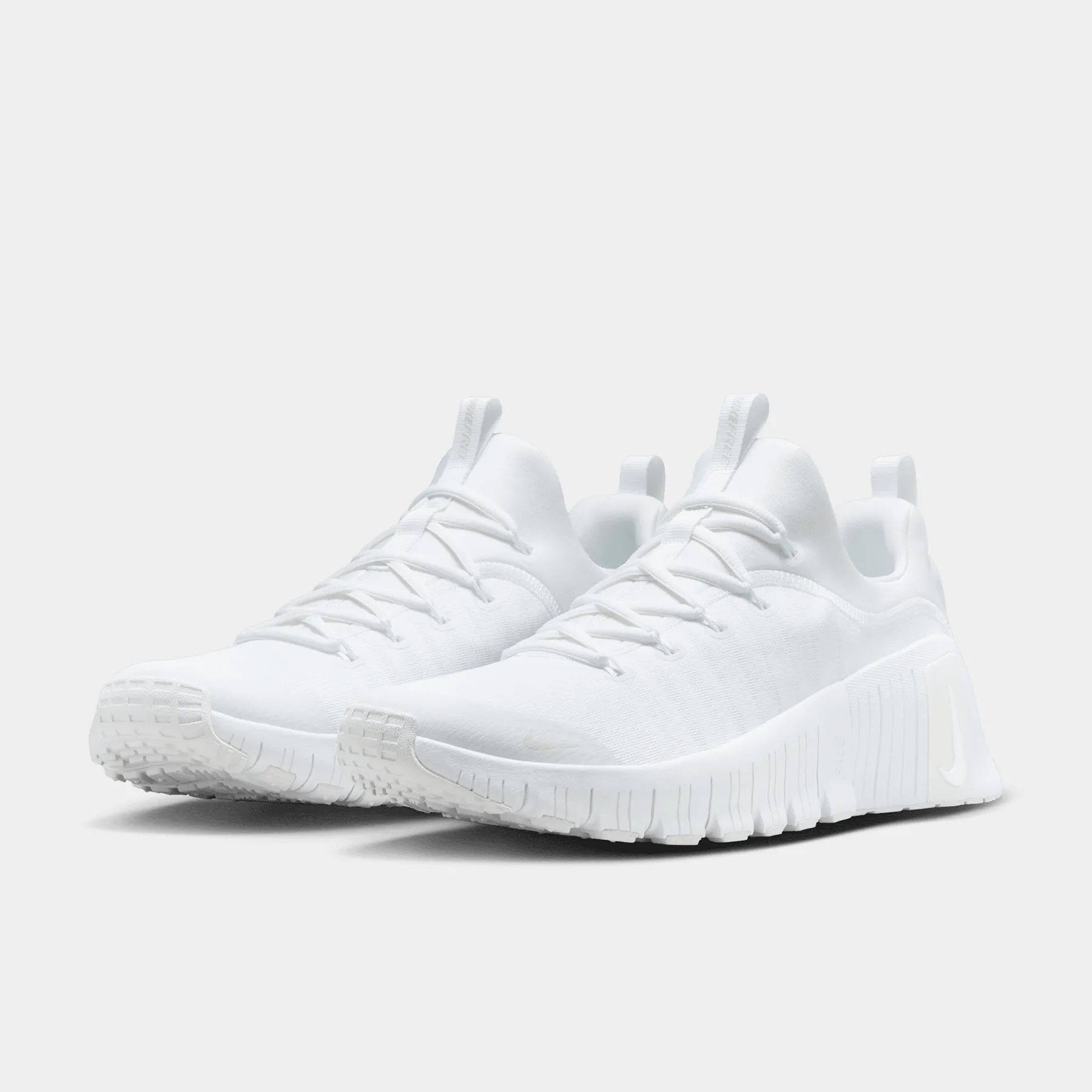 Anti Friction Outsole Nike - Free Metcon 6 Men'S Training Shoe - White/Platinum Tint