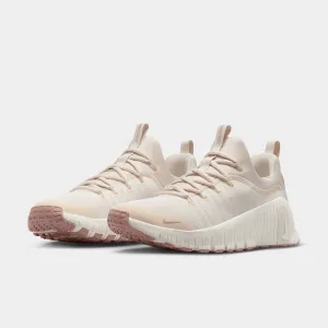Fast Drying Ergonomic Bootie Shape Nike - Free Metcon 6 Women'S Training Shoe - Soft Pearl/Particle Pink-Pearl White