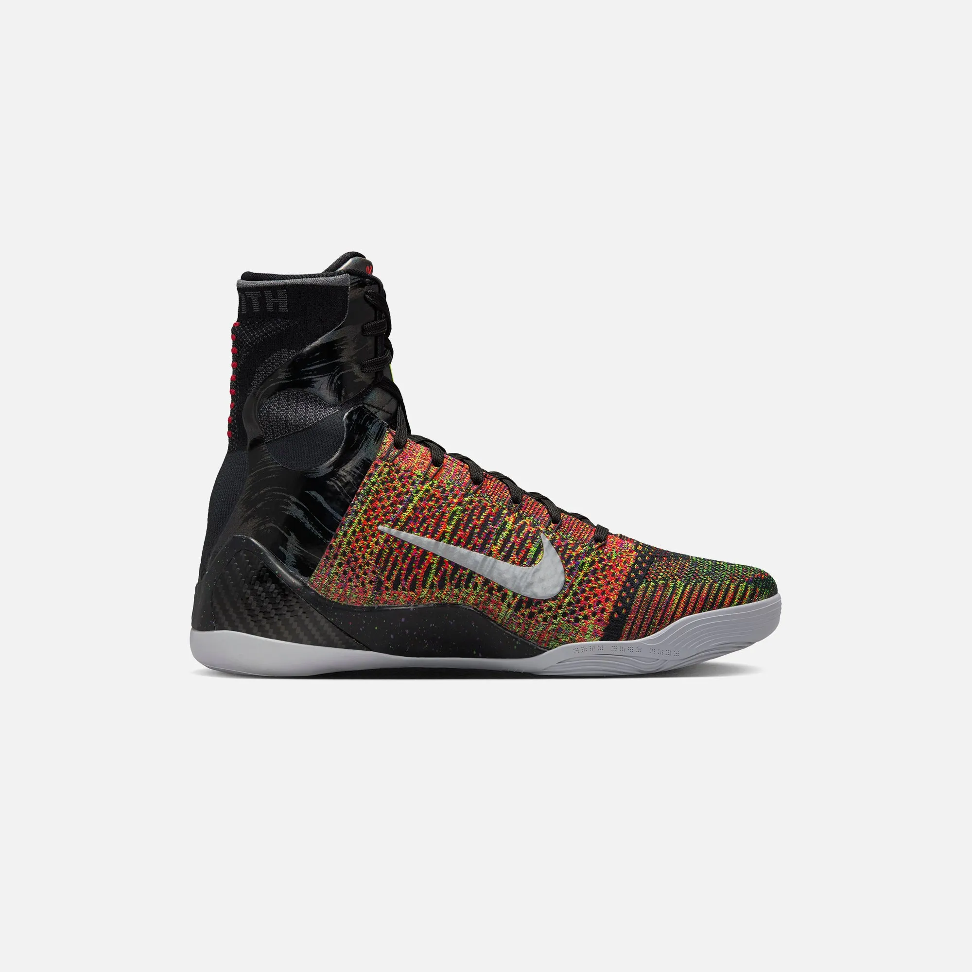 Anti Rust Nike Kobe Ix Elite Protro - Black / Metallic Silver / Bright Crimson