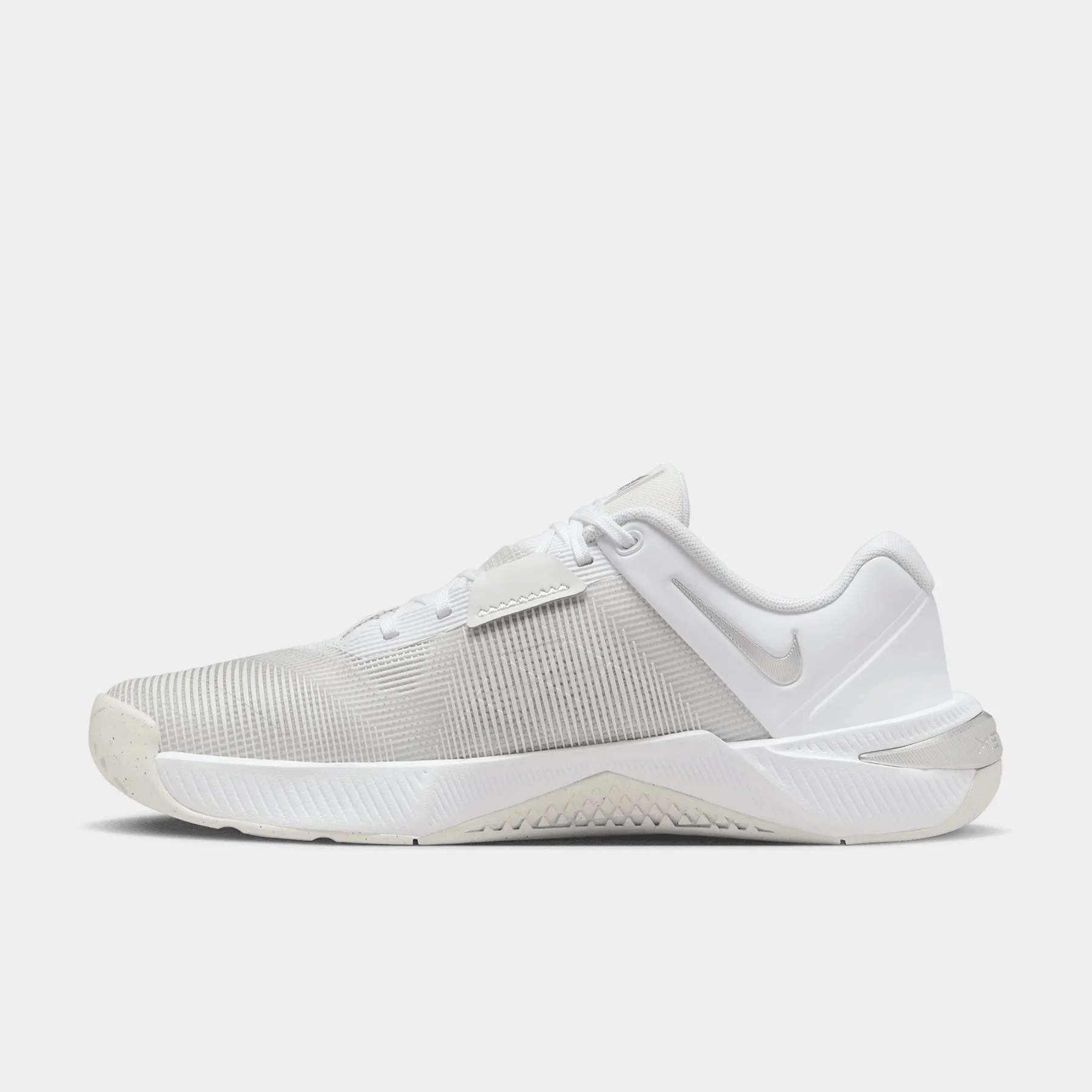Cup Sole Waterproof Feature Nike - Metcon 10 Women'S Training Shoe - White/Metallic Silver-Platinum Tint