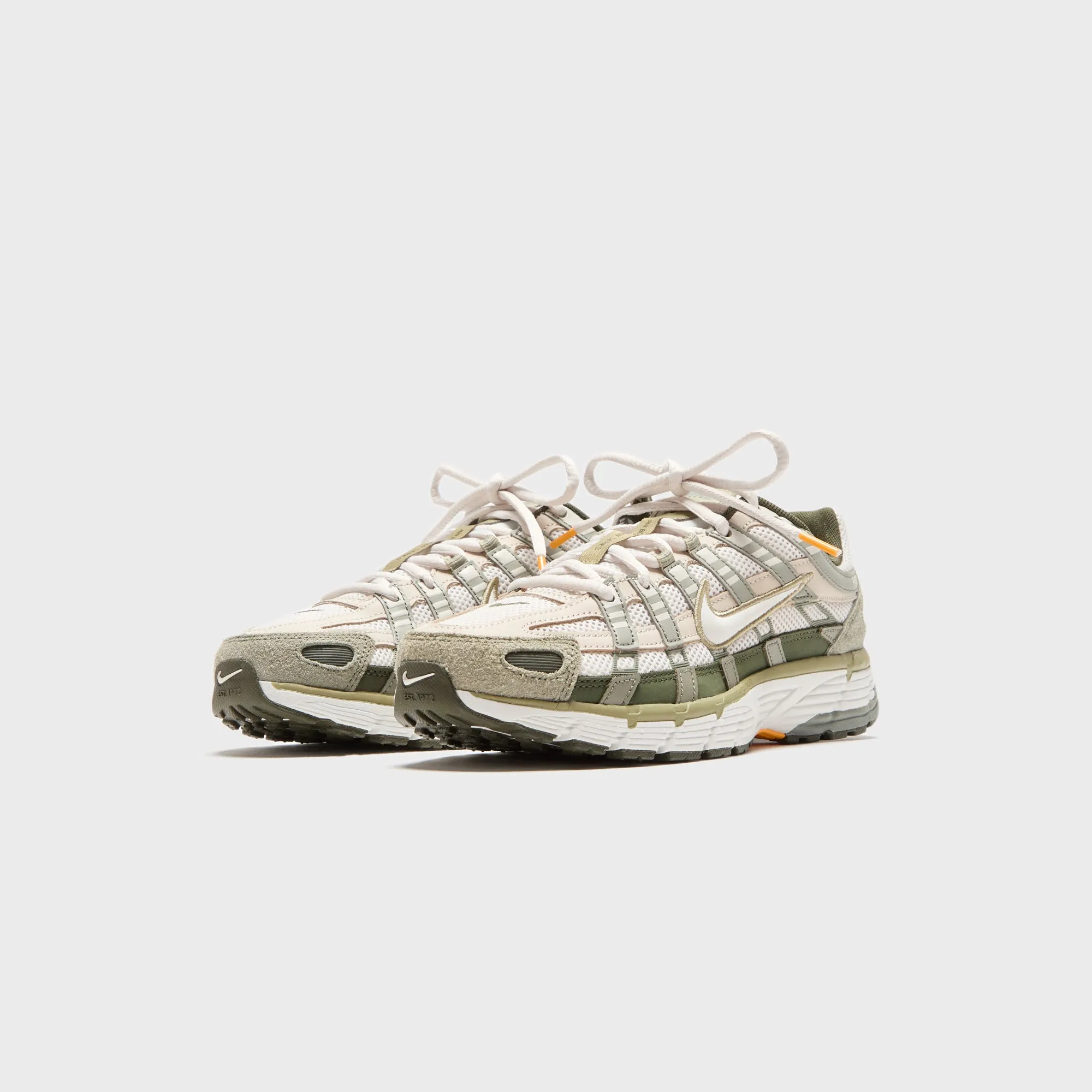 Nike P-6000 - Light Army / Cargo Khaki / Light Orewood Brown / Phantom Anti-Slip Unit Block Segment Module Block Unit Comfort Cushion"