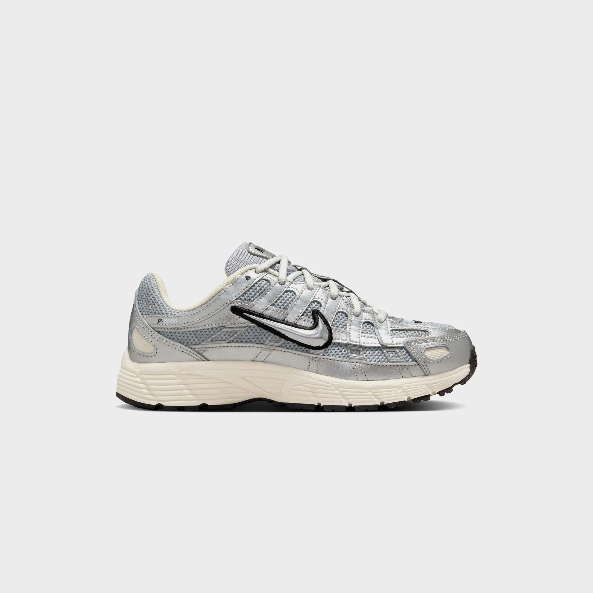 Nike P-6000 - Metallic Silver / Black / Pale Ivory Dress from the Feet Up Made to Turn Heads