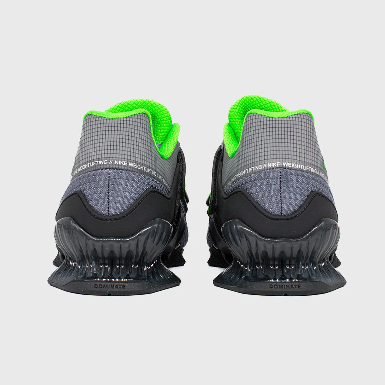 Comfort Application Classic Design Nike - Romaleos 4 Weightlifting Shoes - Ashen Slate/Green Strike-Anthracite
