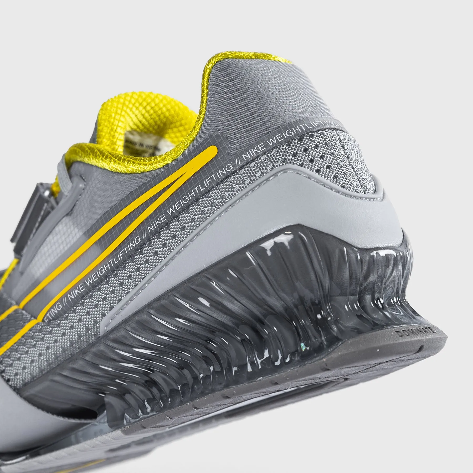 Nike - Romaleos 4 Weightlifting Shoes - Wolf Grey/Lightening-Black-Metallic Silver FAQ Slip Resistance Efficiency